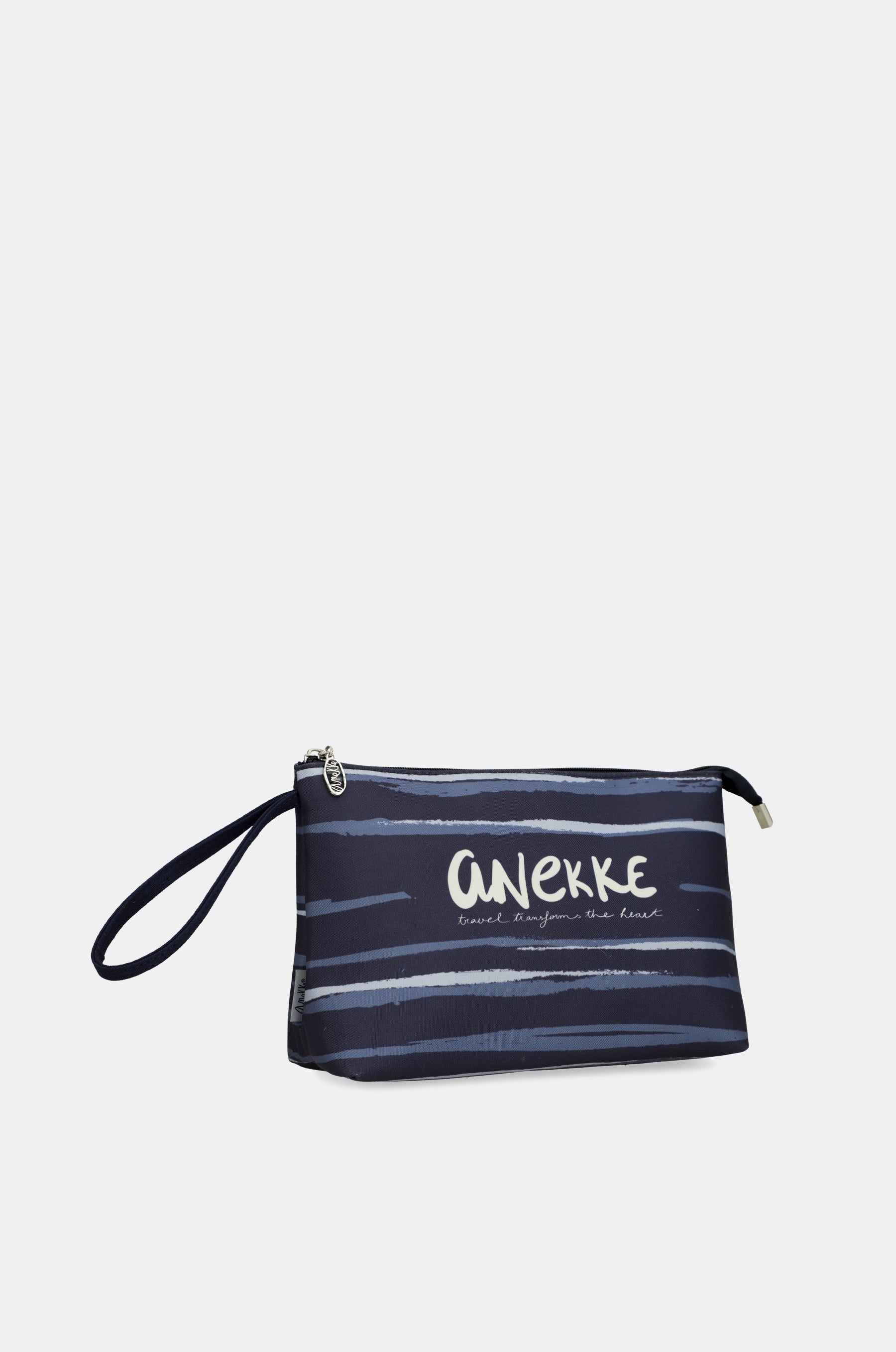 Large blue beach toiletry bag
