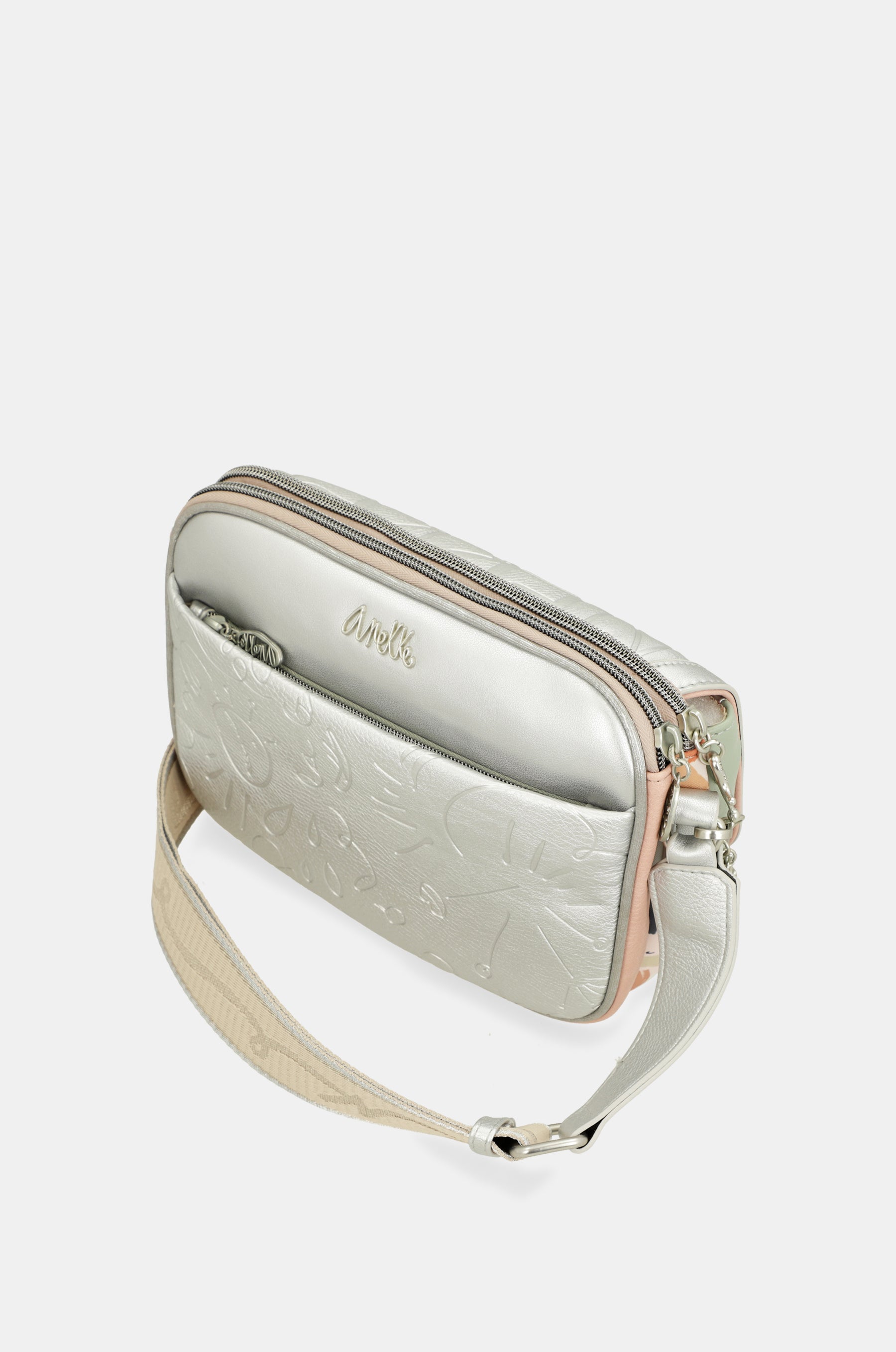 Oval flap crossbody bag Alma