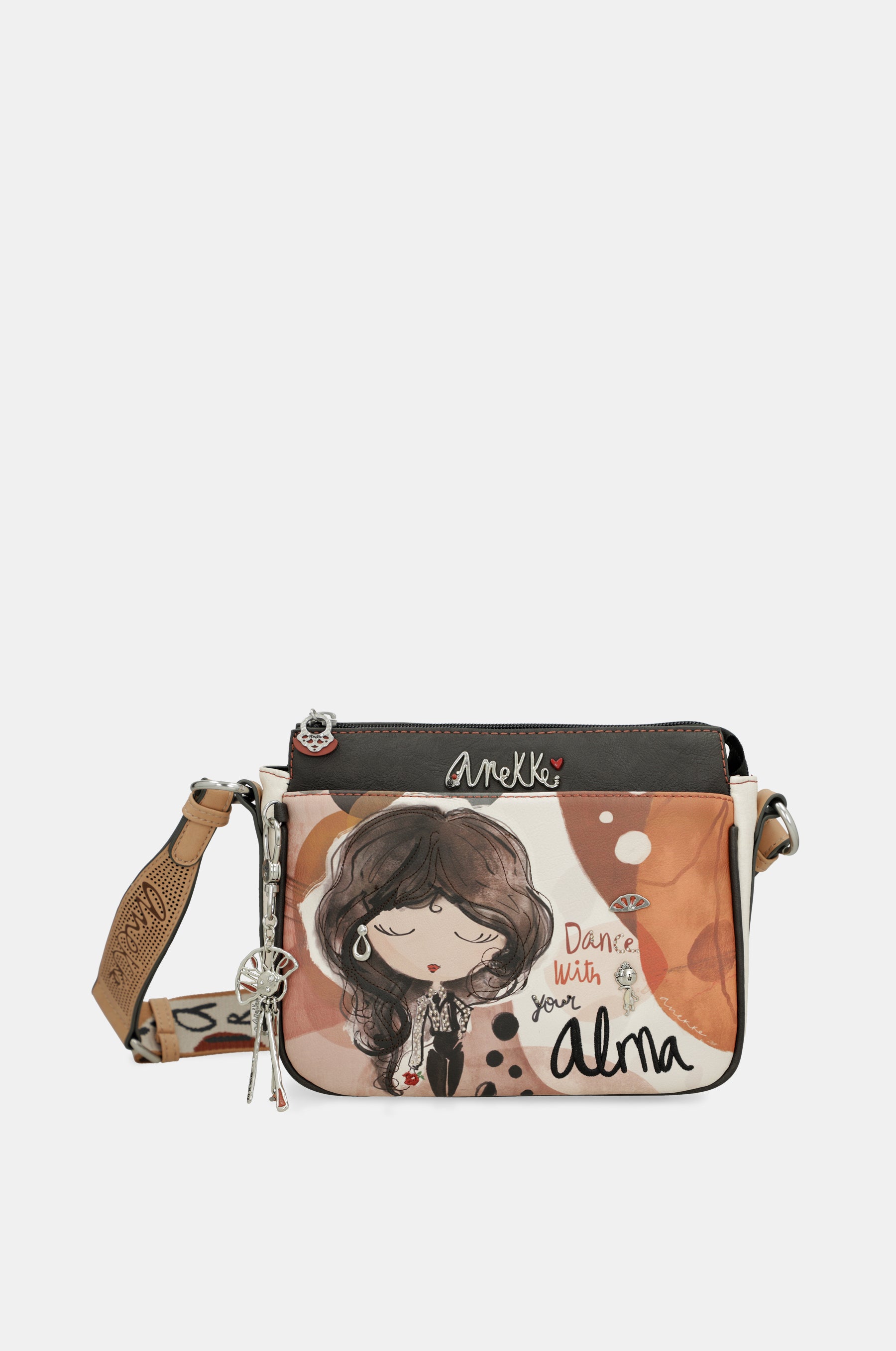 Medium crossbody bag with compartments Alma - Main Image