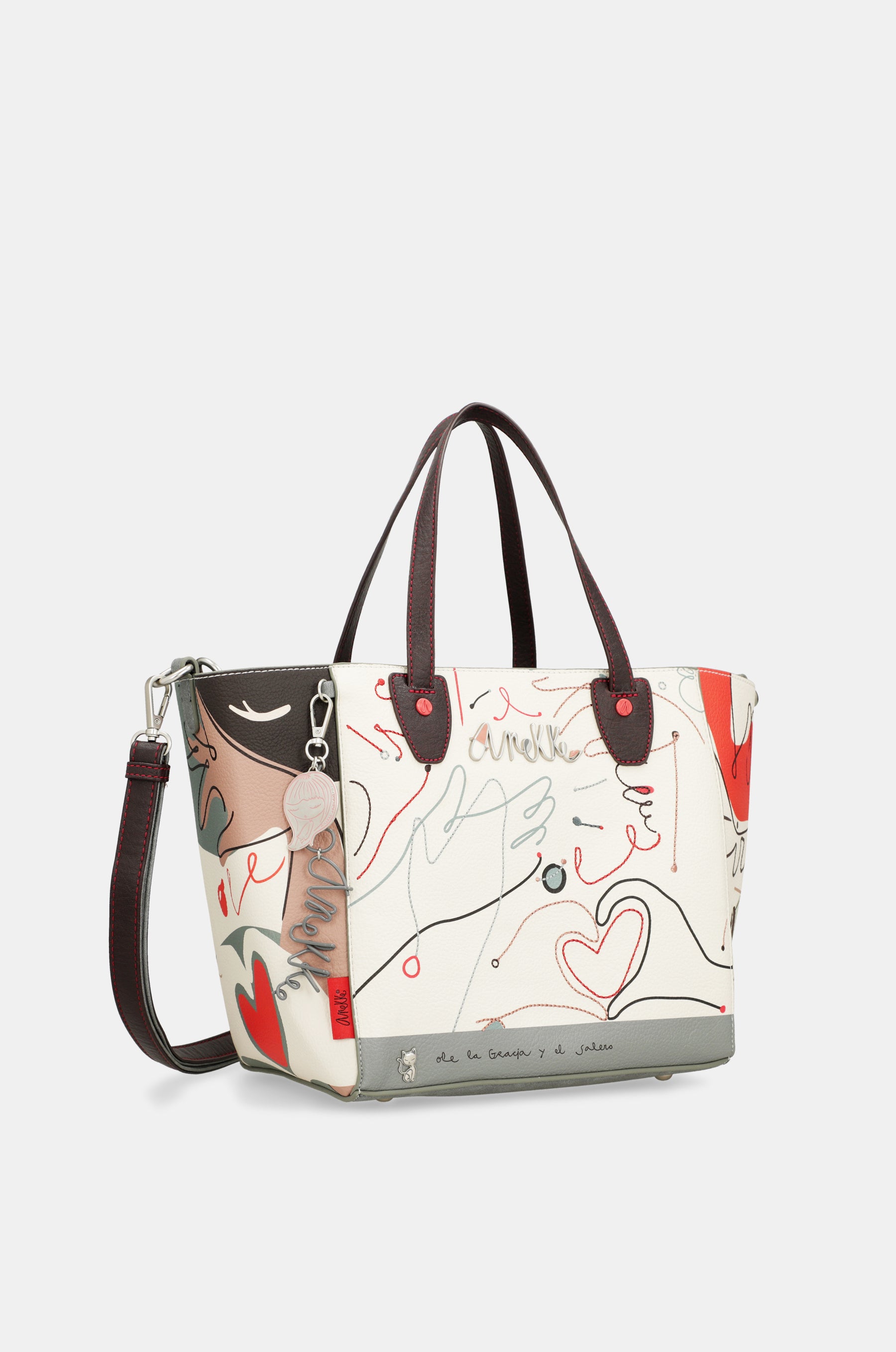 Black shopper bag Alma