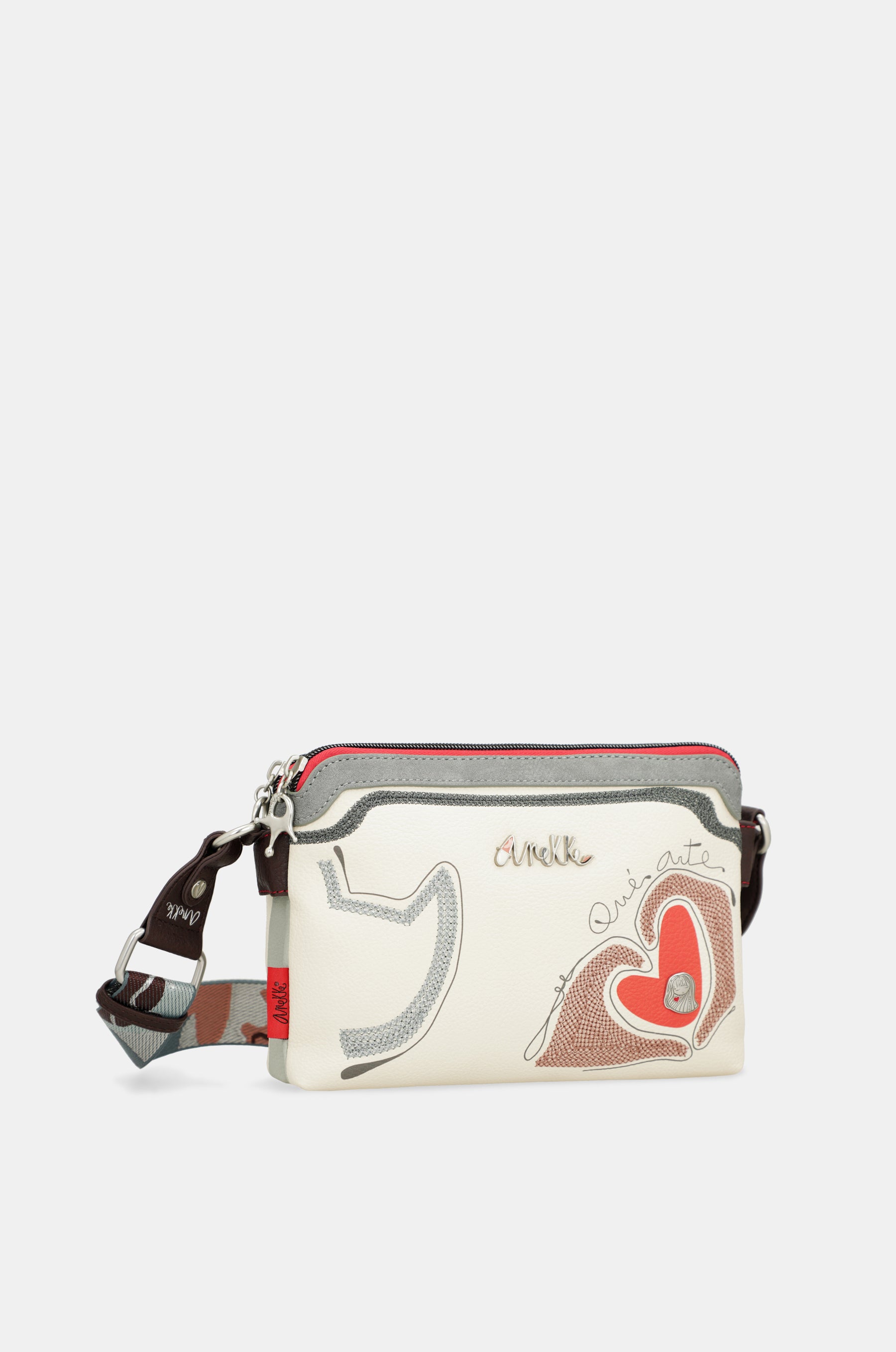 Double compartment crossbody bag Alma