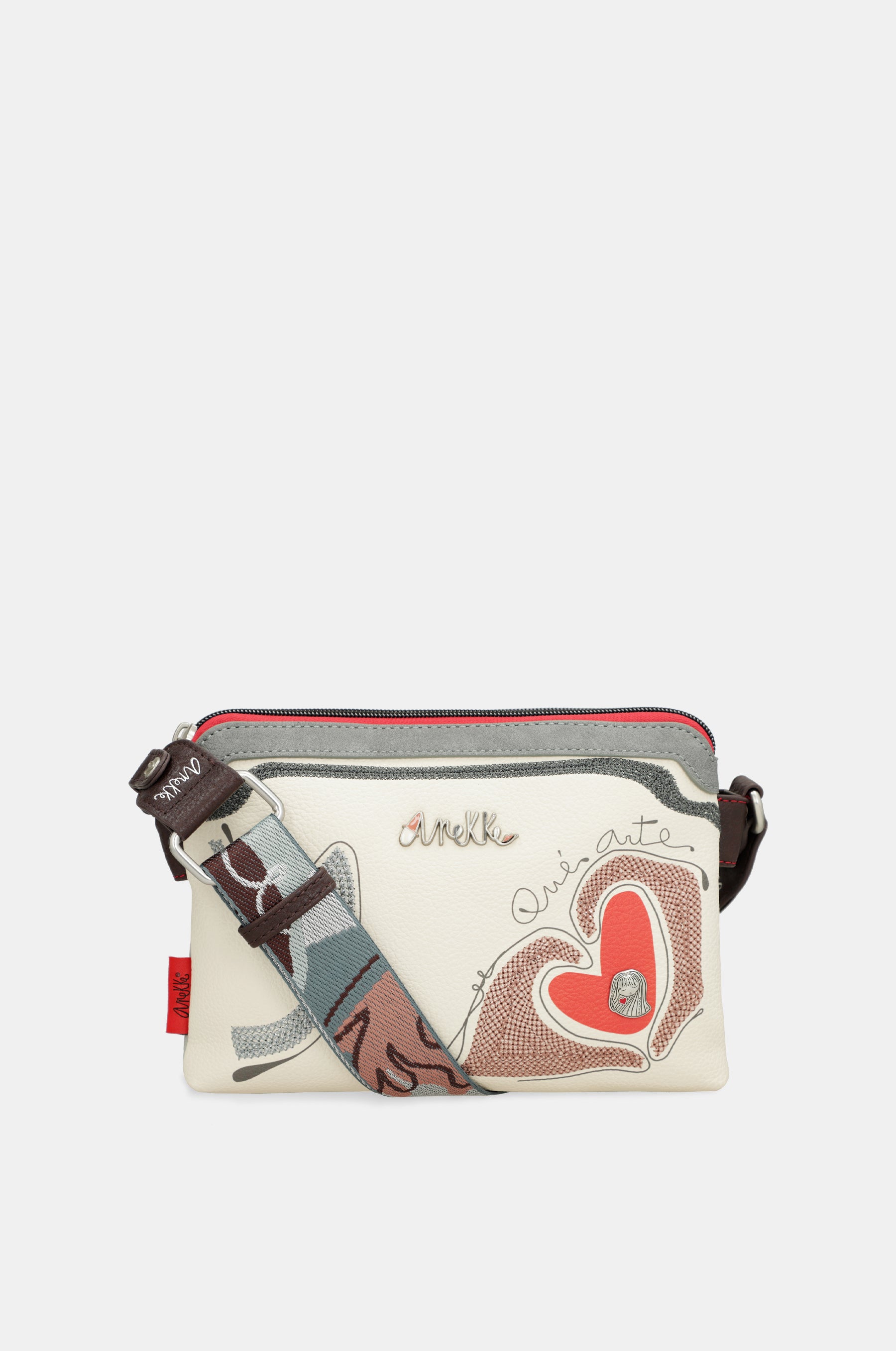 Double compartment crossbody bag Alma