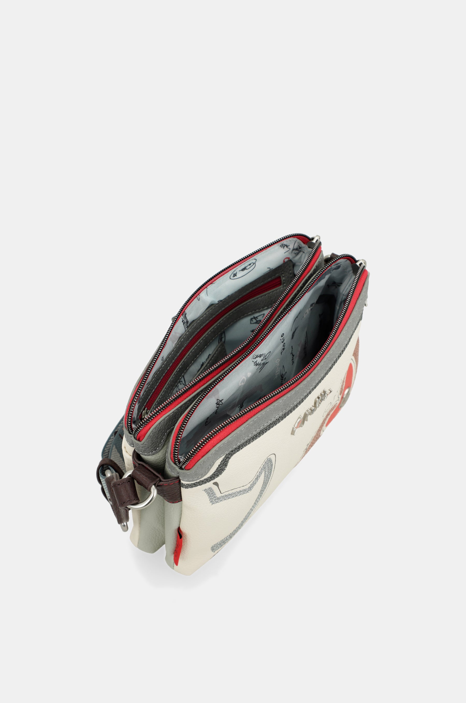 Double compartment crossbody bag Alma