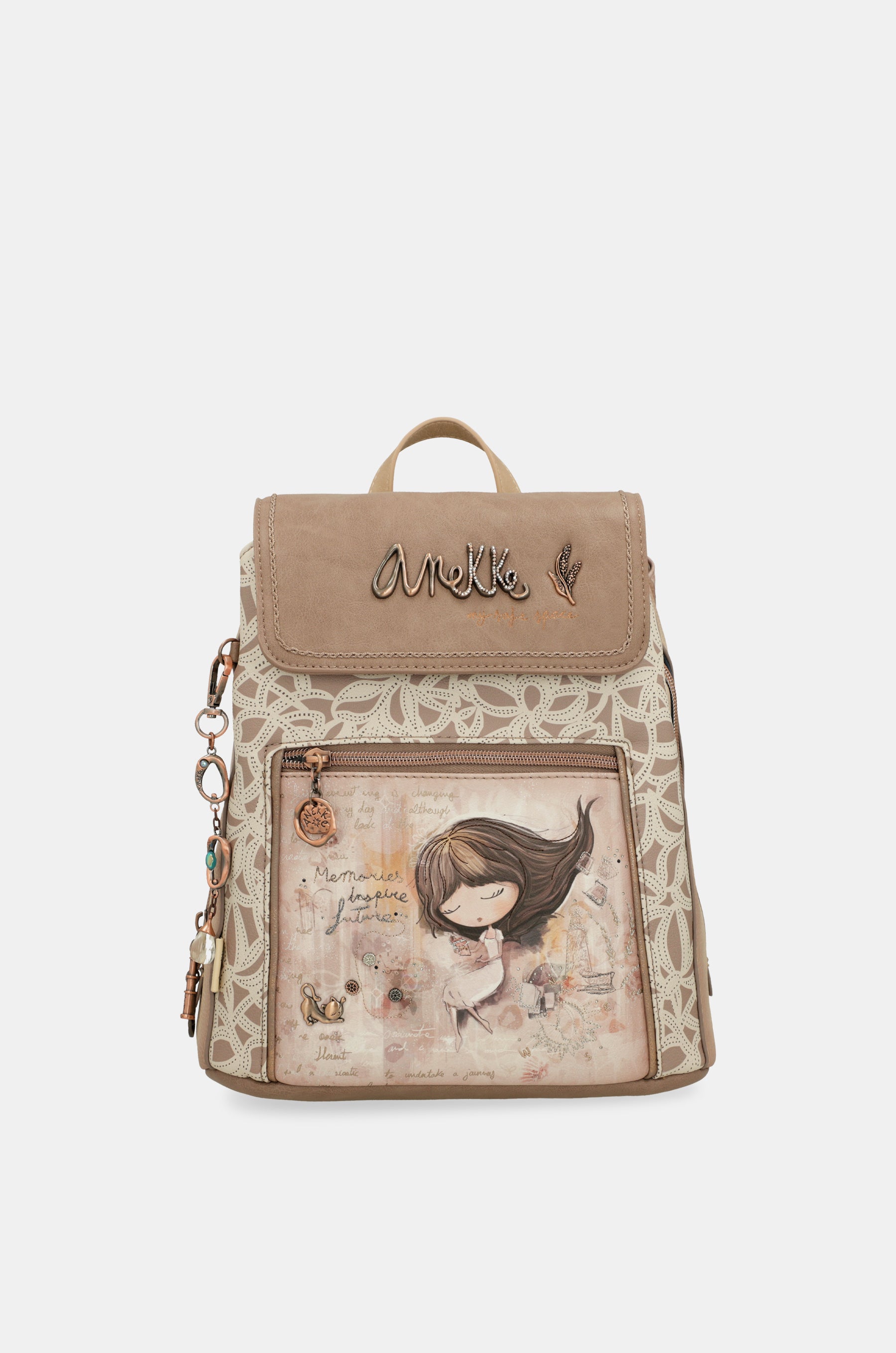 Backpack with flap Memories