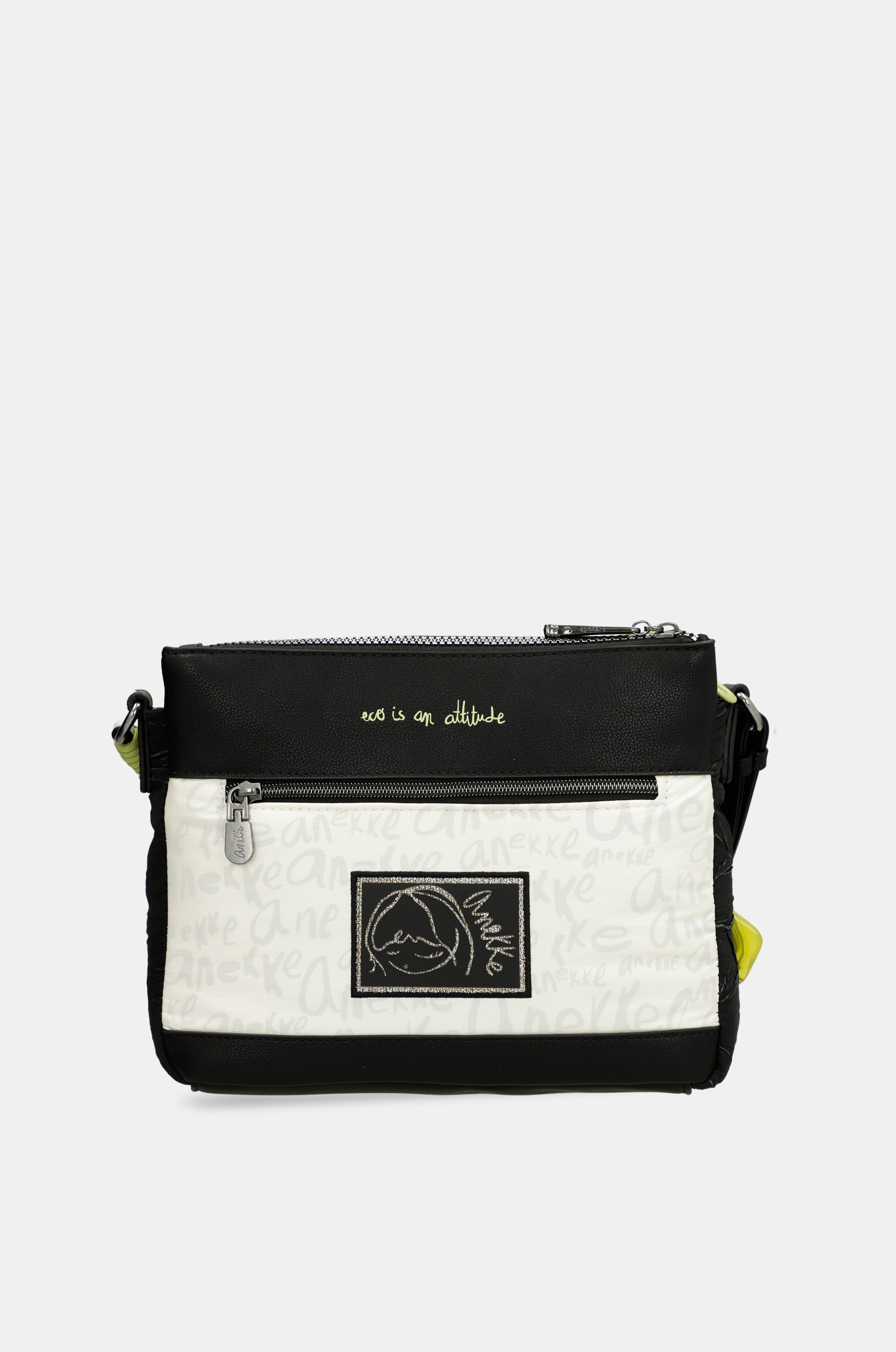 Printed crossbody bag with 3 compartments Nature Towanda