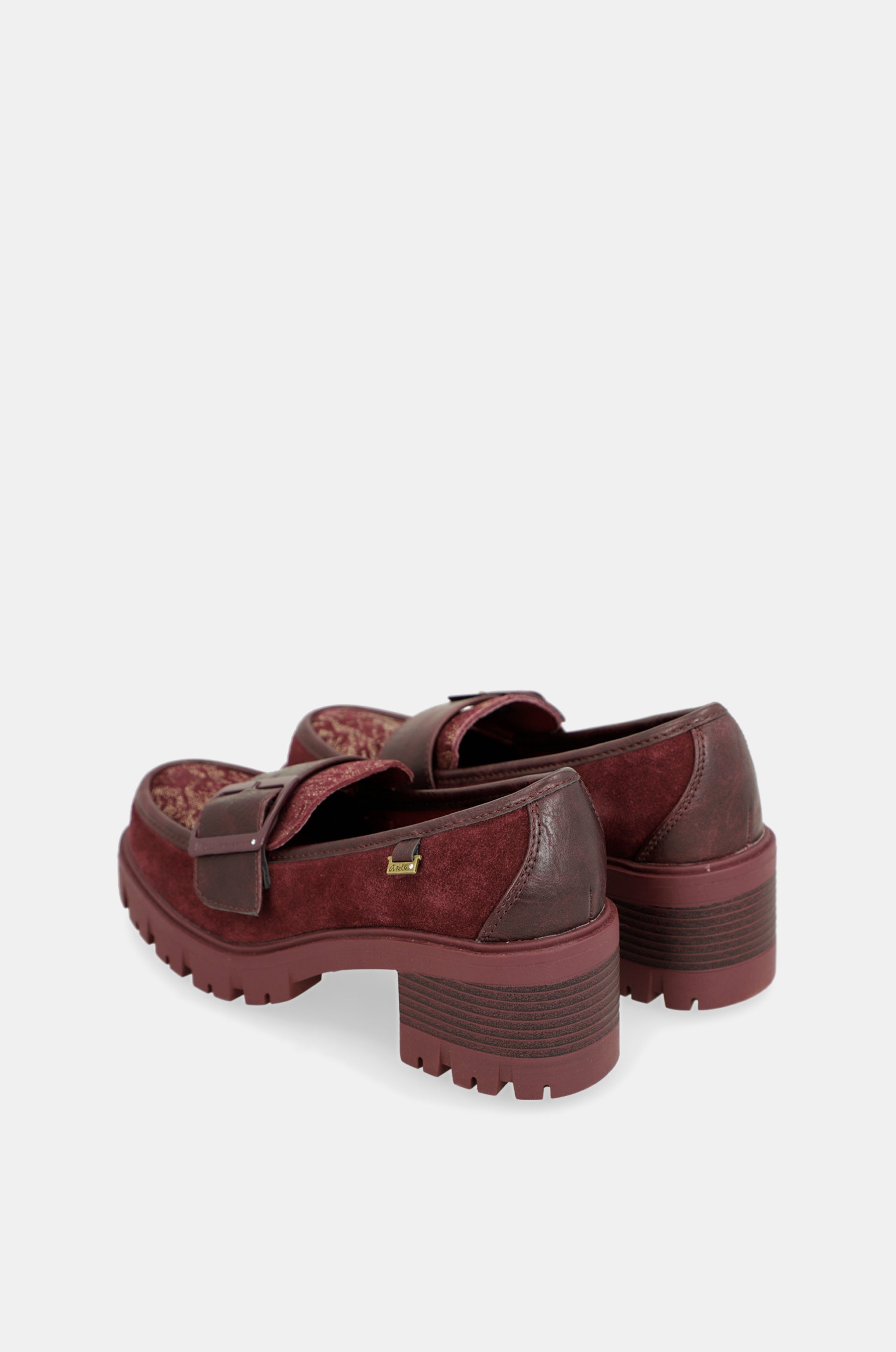 Burgundy loafers