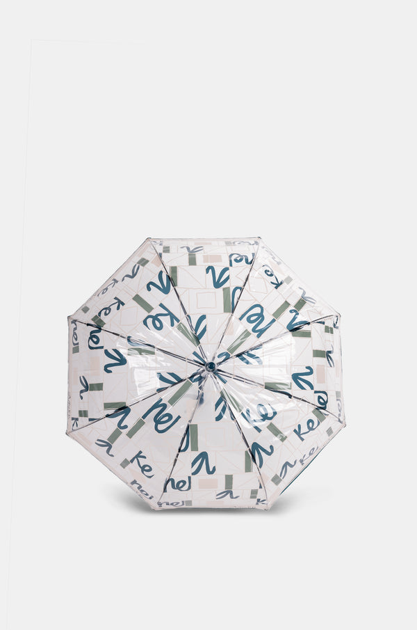 Logomania vinyl umbrella