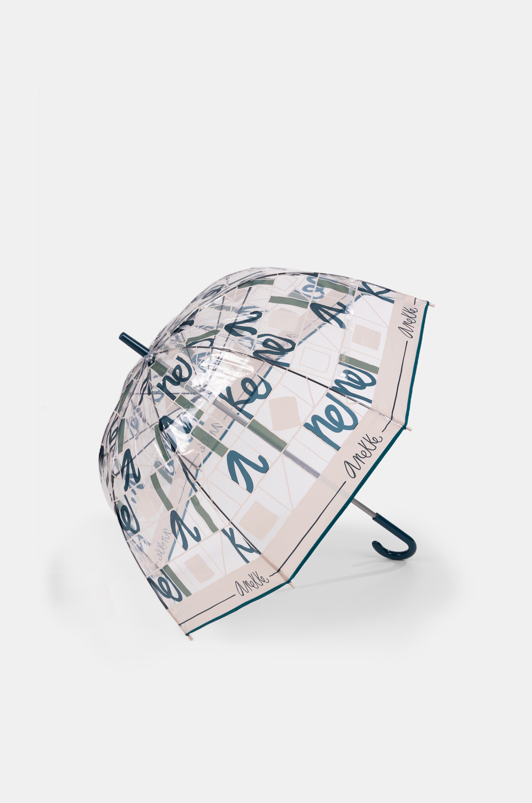 Logomania vinyl umbrella