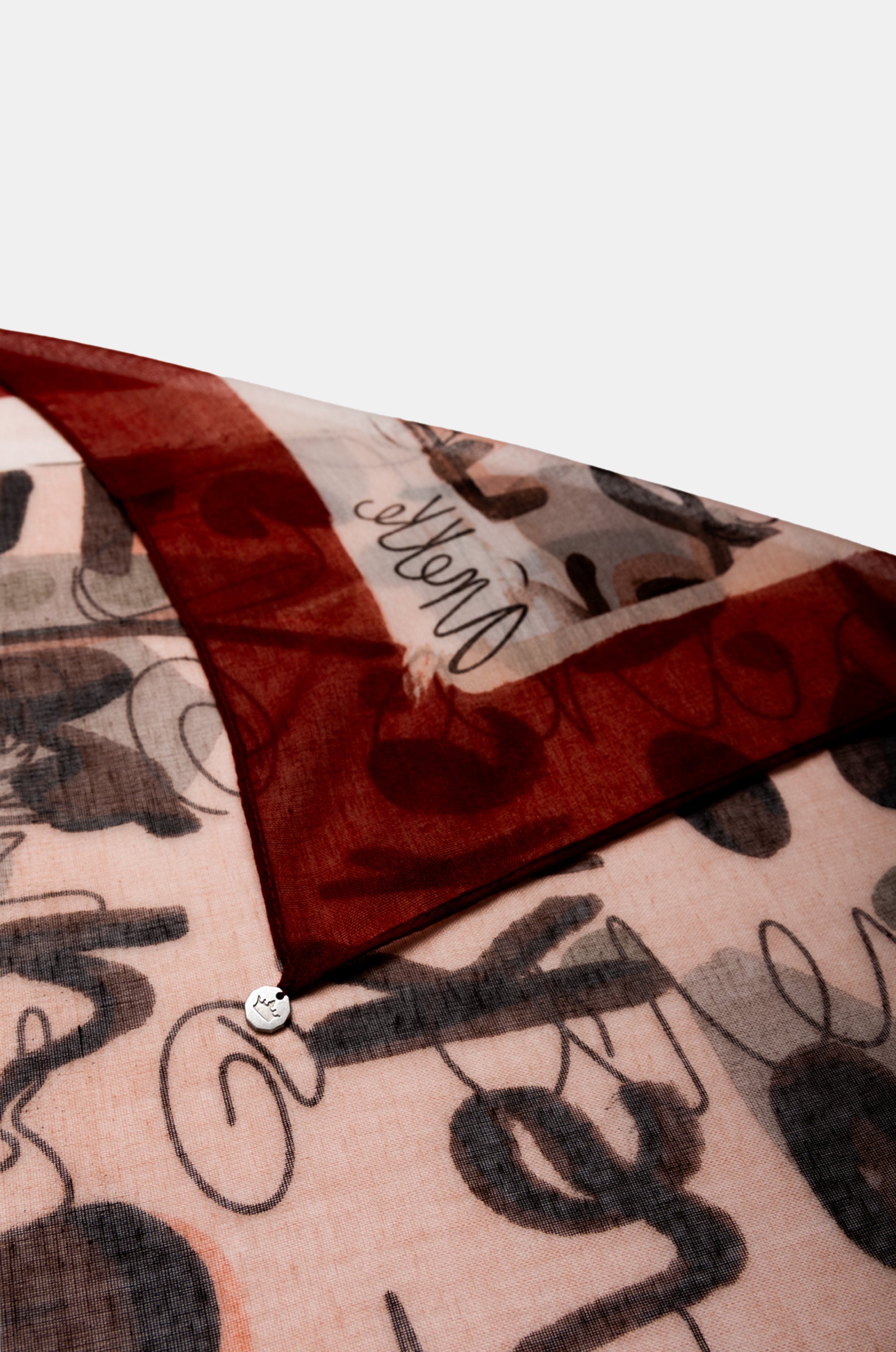 Mademoiselle printed scarf