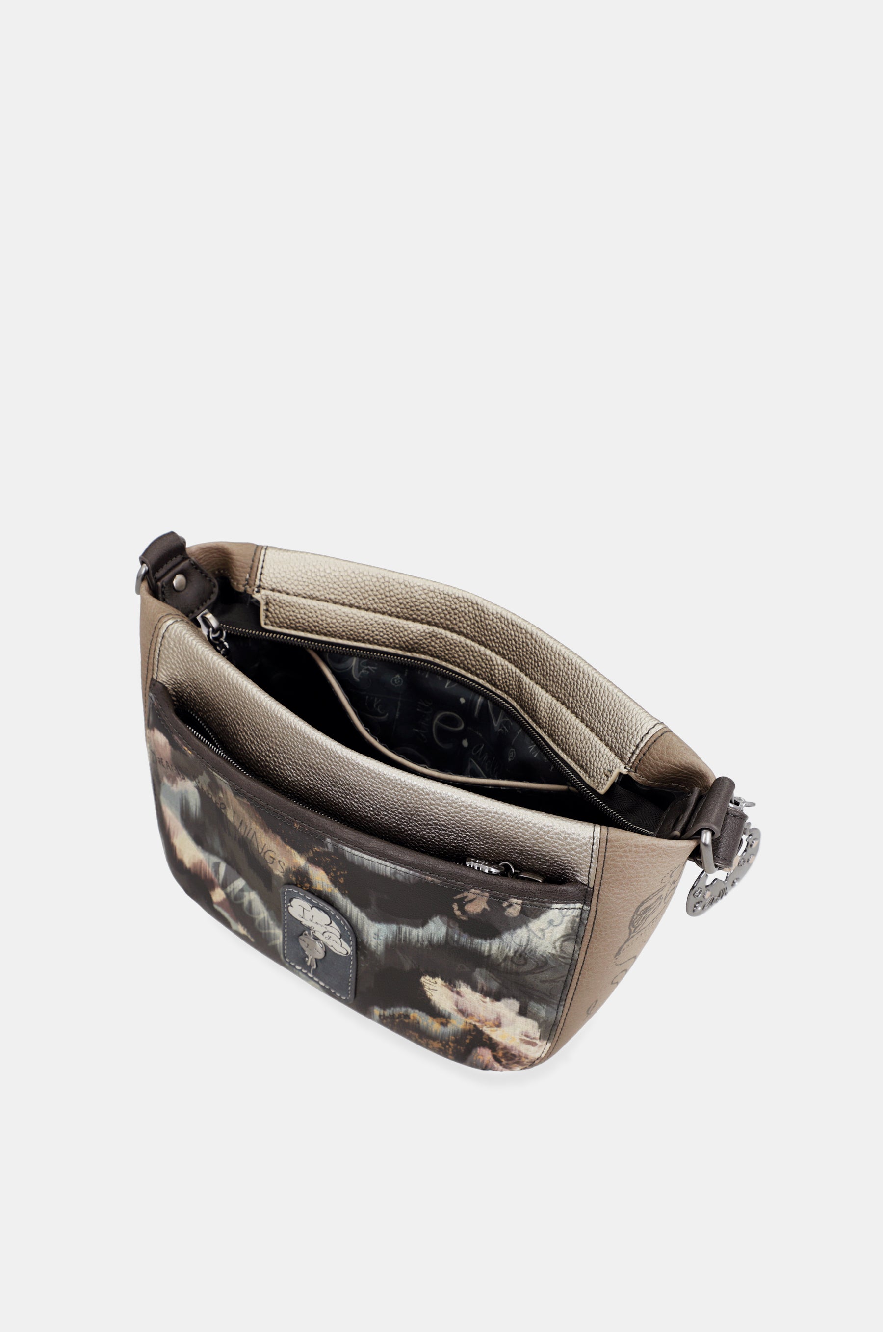 Real oval small crossbody bag
