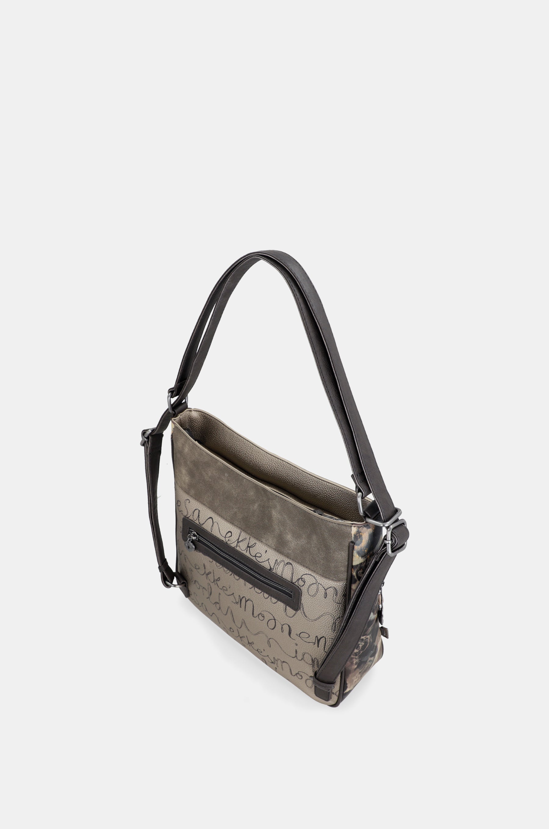 Real bag convertible into backpack