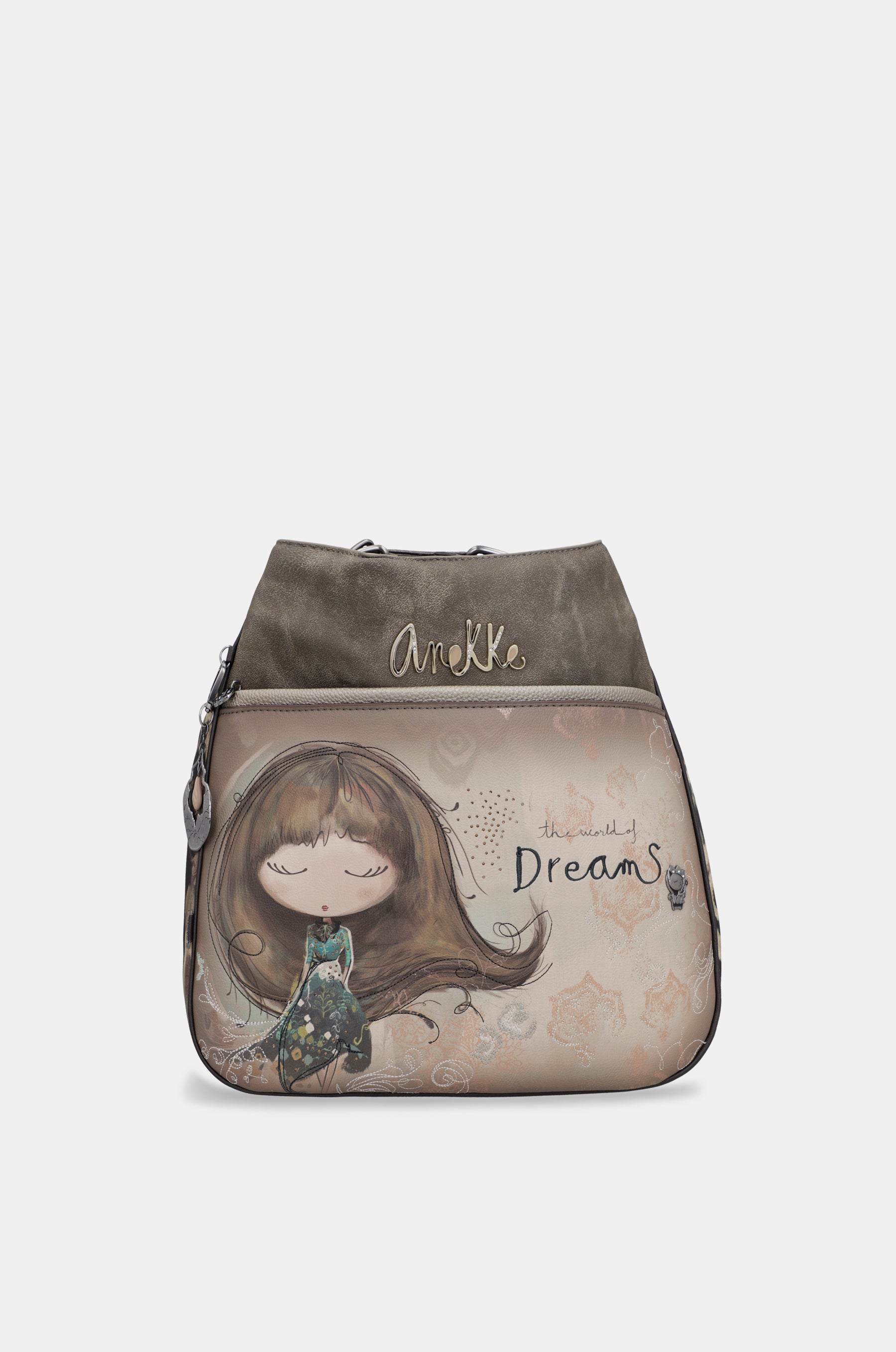 Real bag convertible into backpack