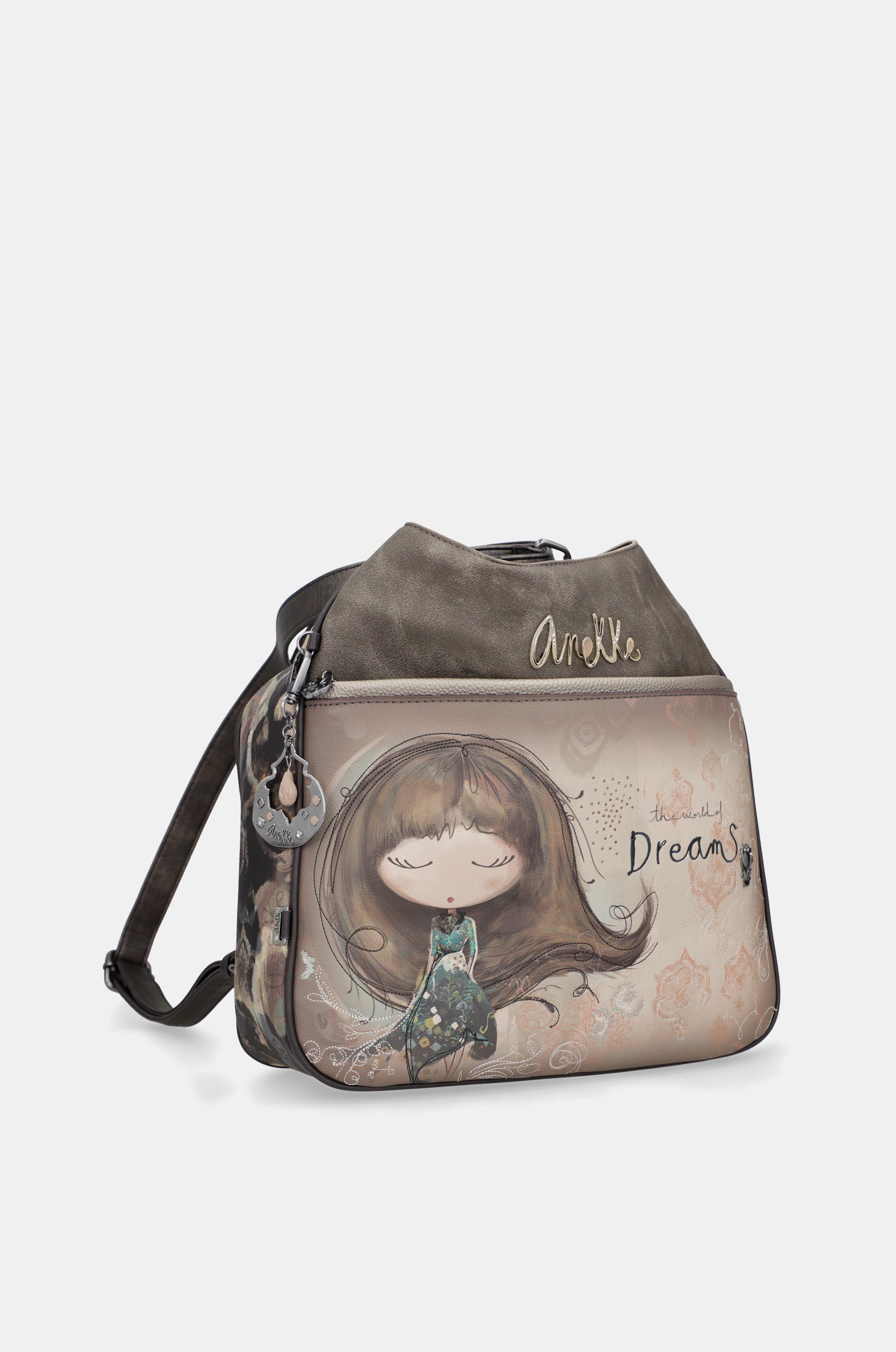 Real bag convertible into backpack