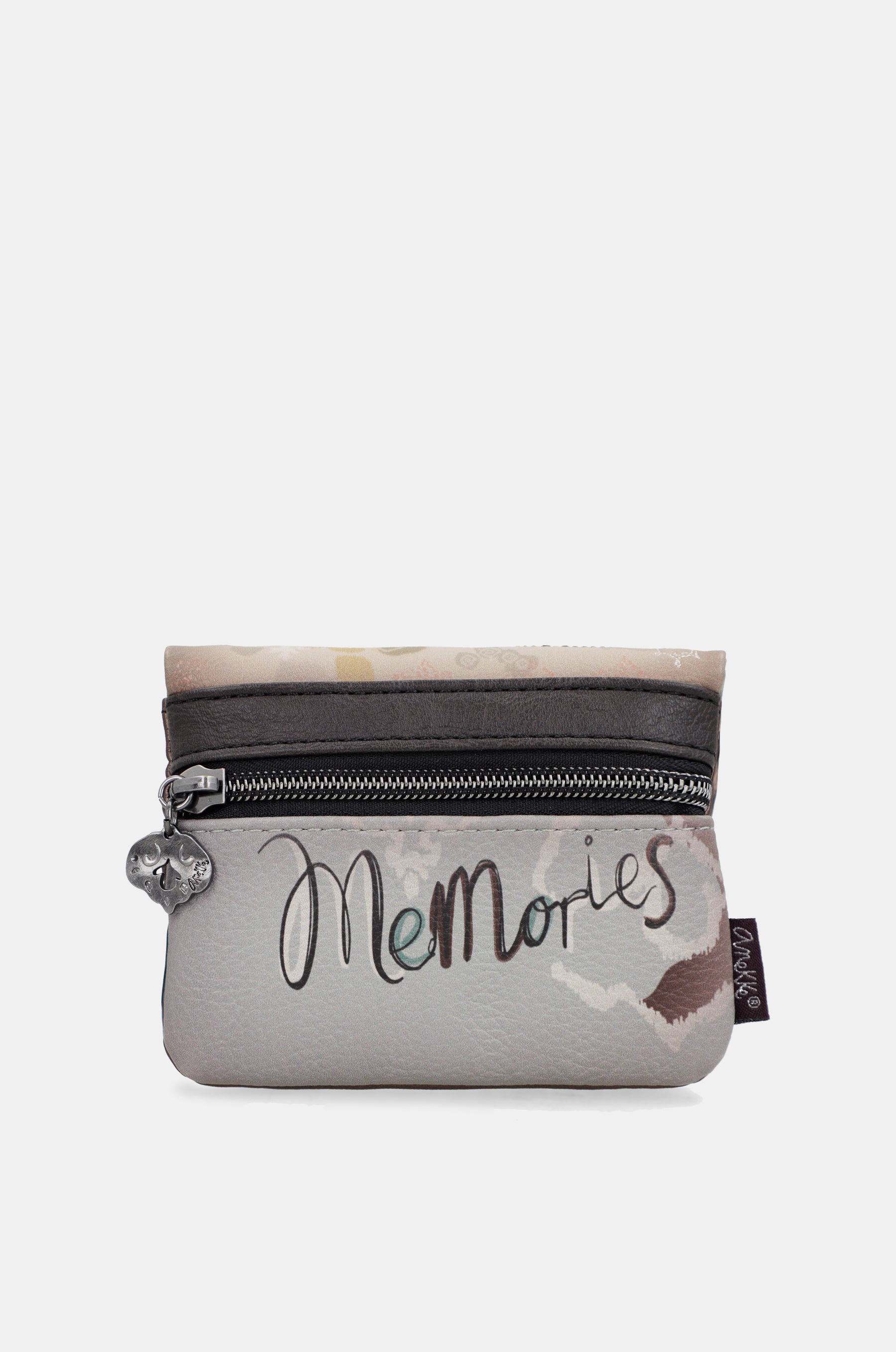 Real coin purse with flap