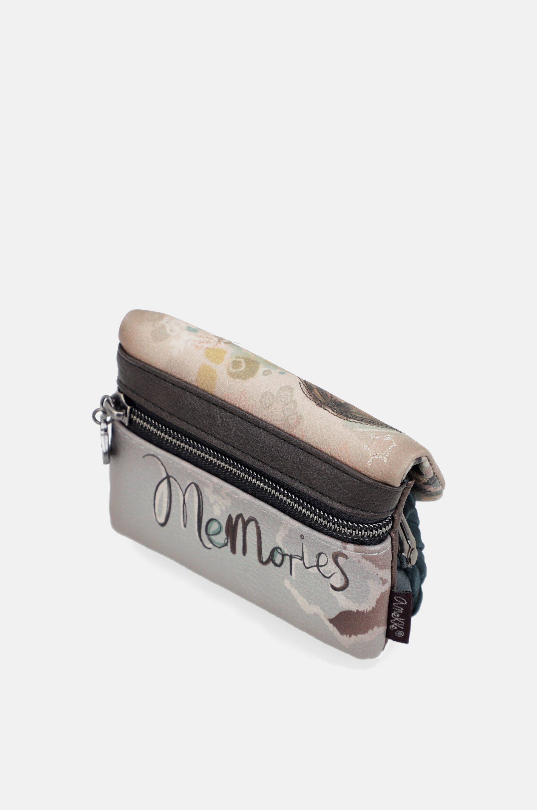 Real coin purse with flap
