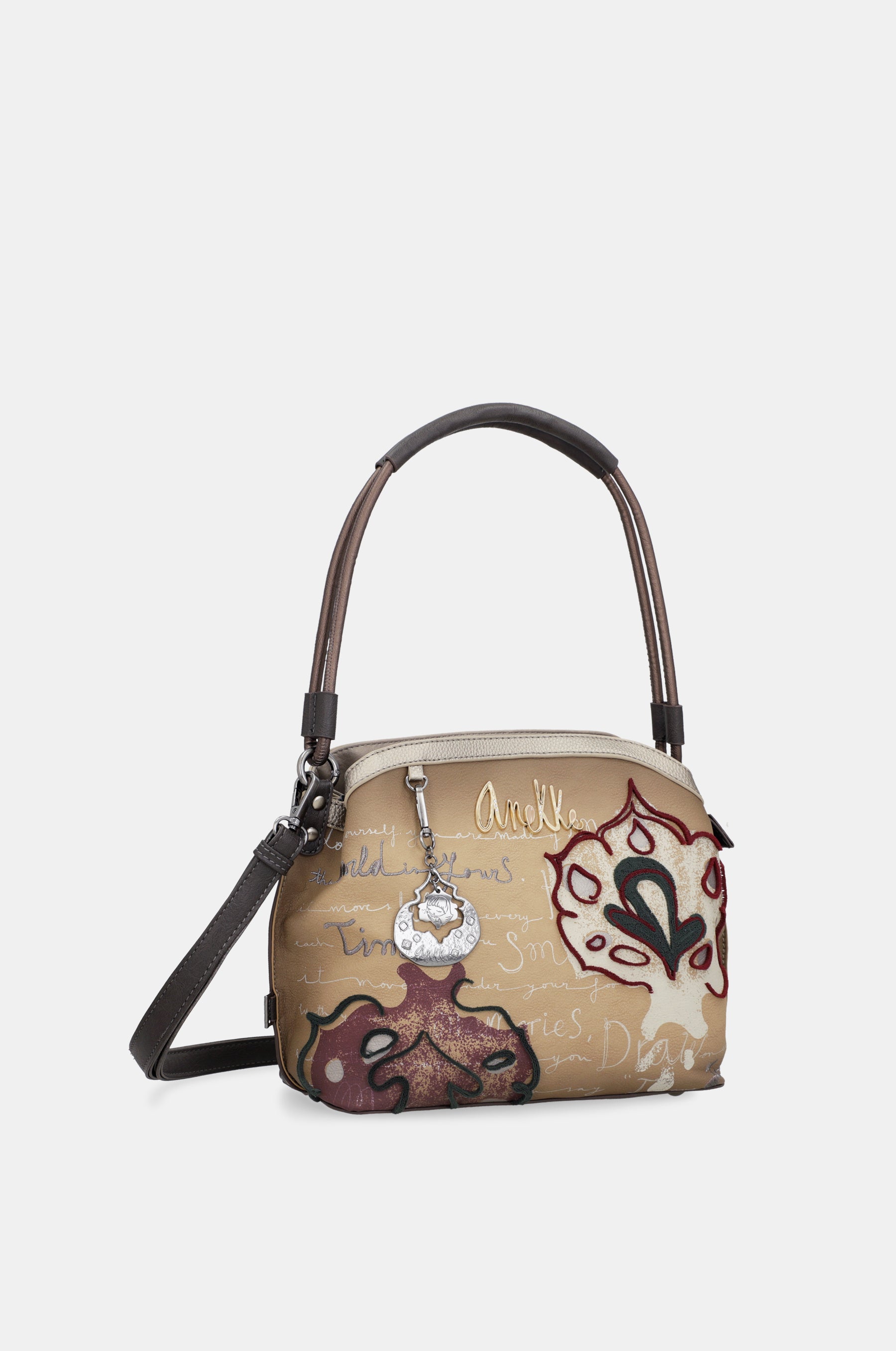 Manifesto triple-compartment crossbody bag