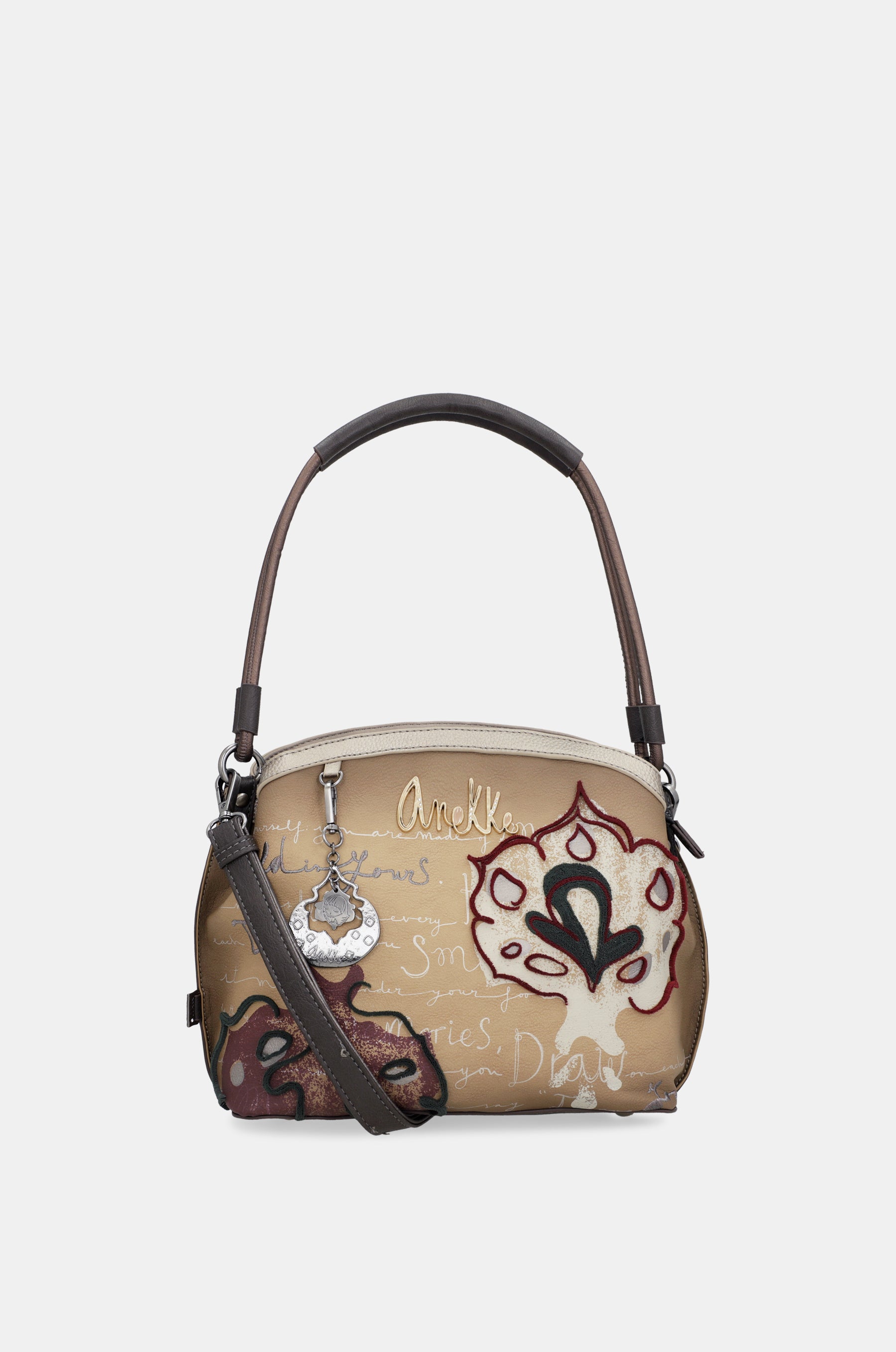 Manifesto triple-compartment crossbody bag