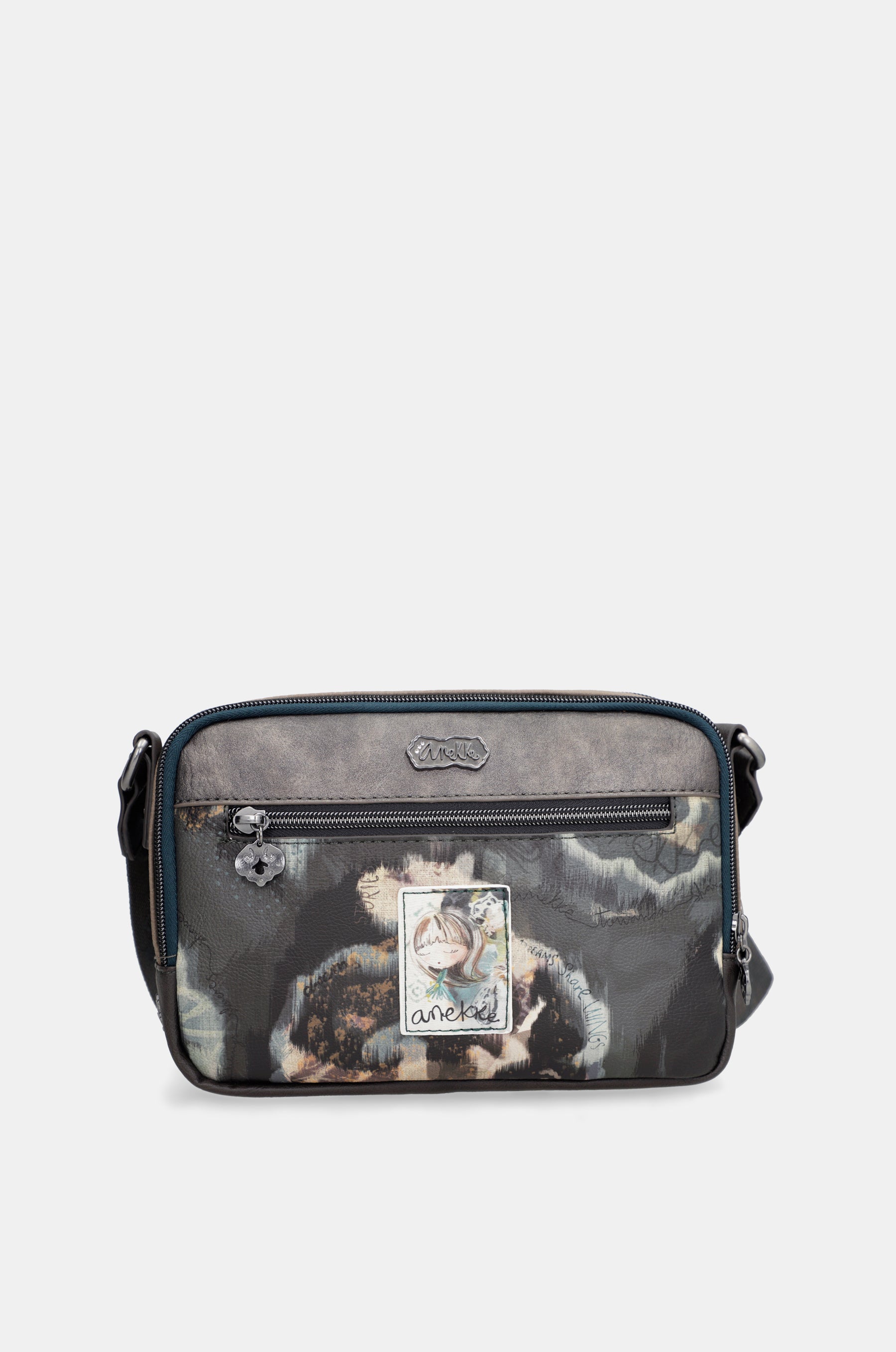 Manifesto 2-compartment crossbody bag
