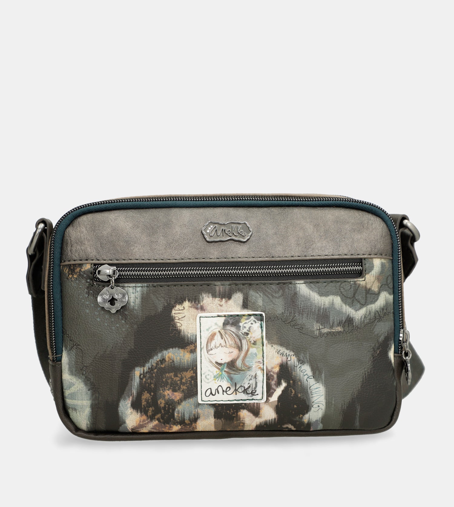 Manifesto 2-compartment crossbody bag