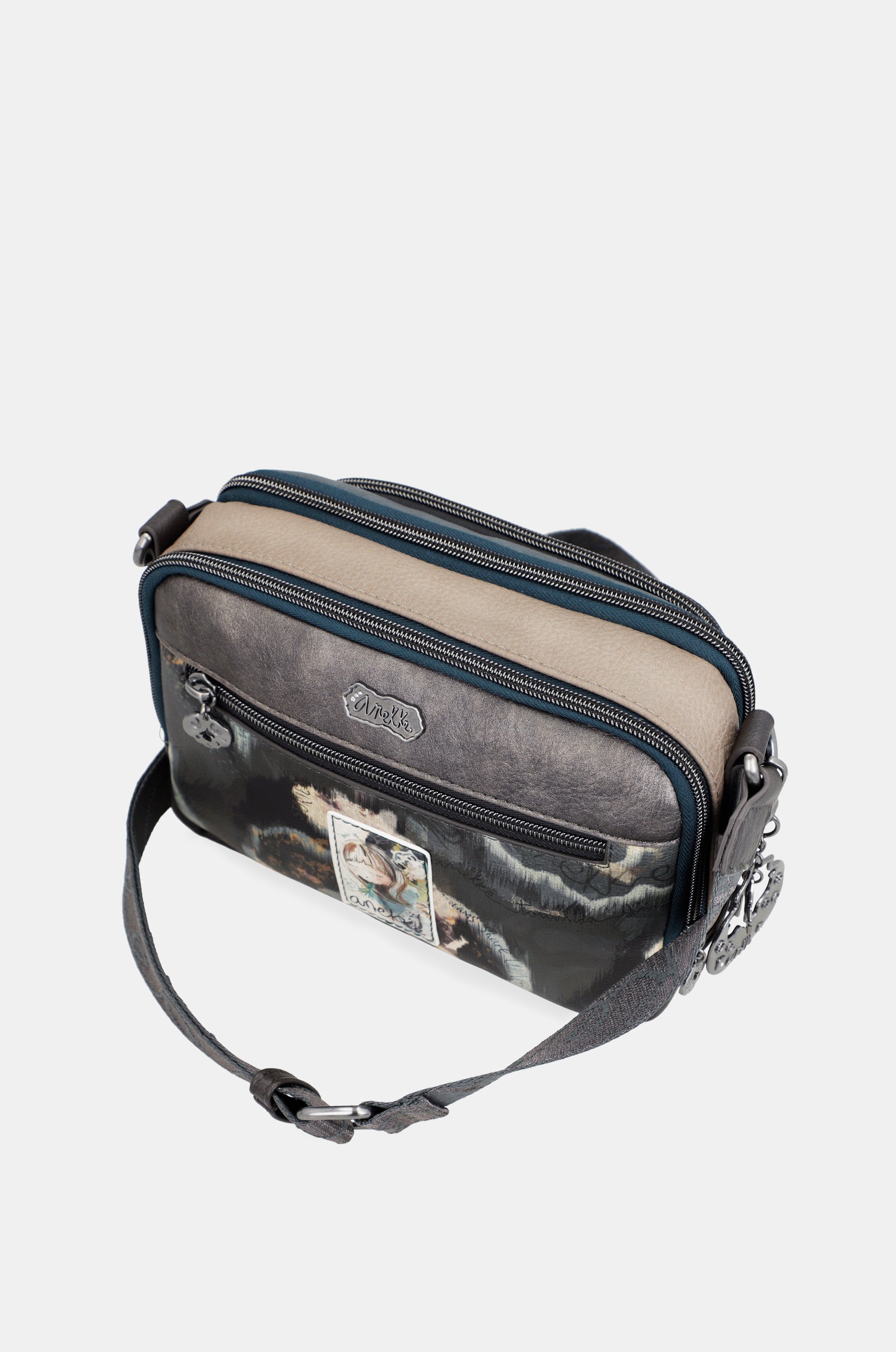 Manifesto 2-compartment crossbody bag