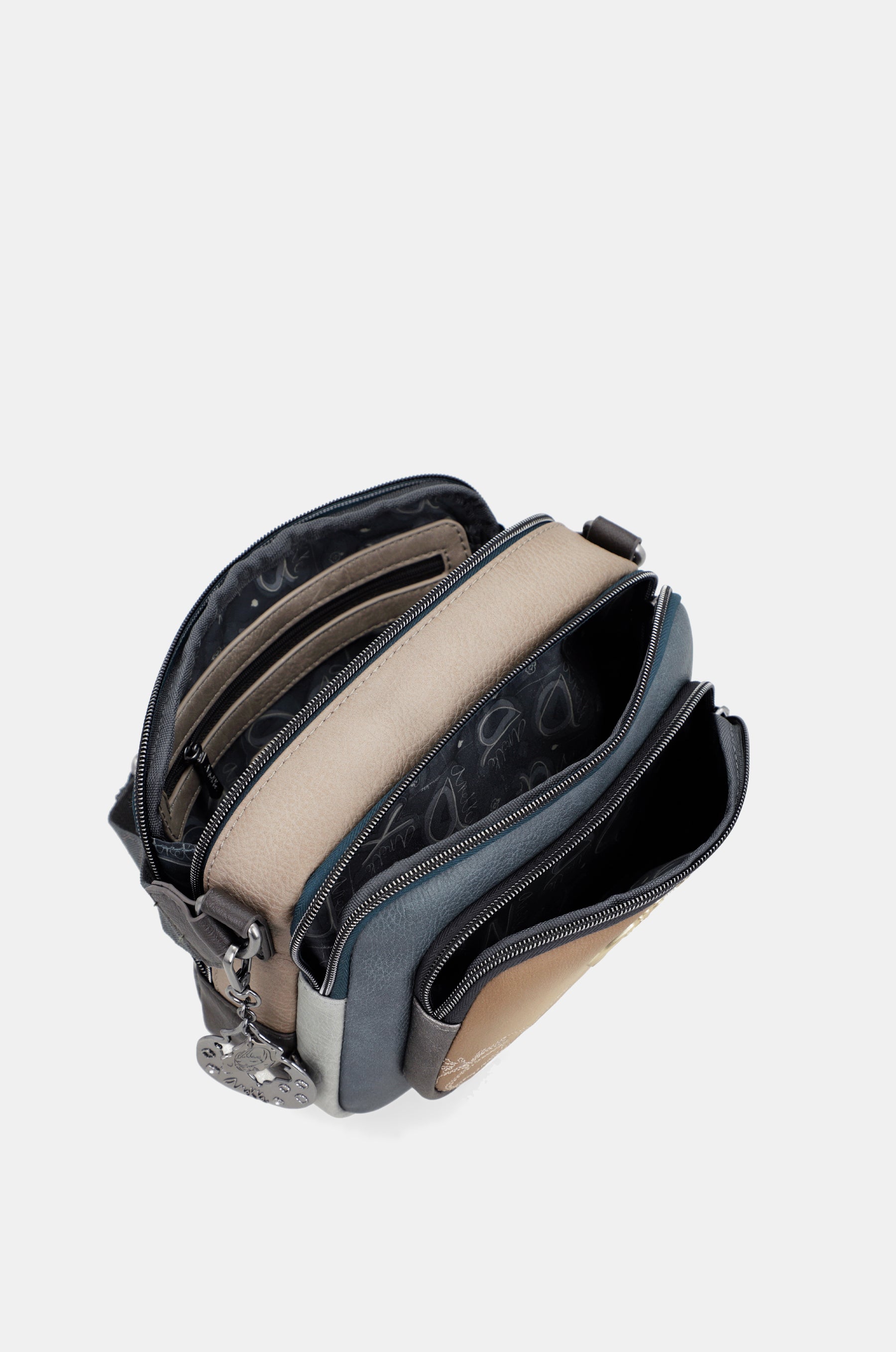 Manifesto 2-compartment crossbody bag