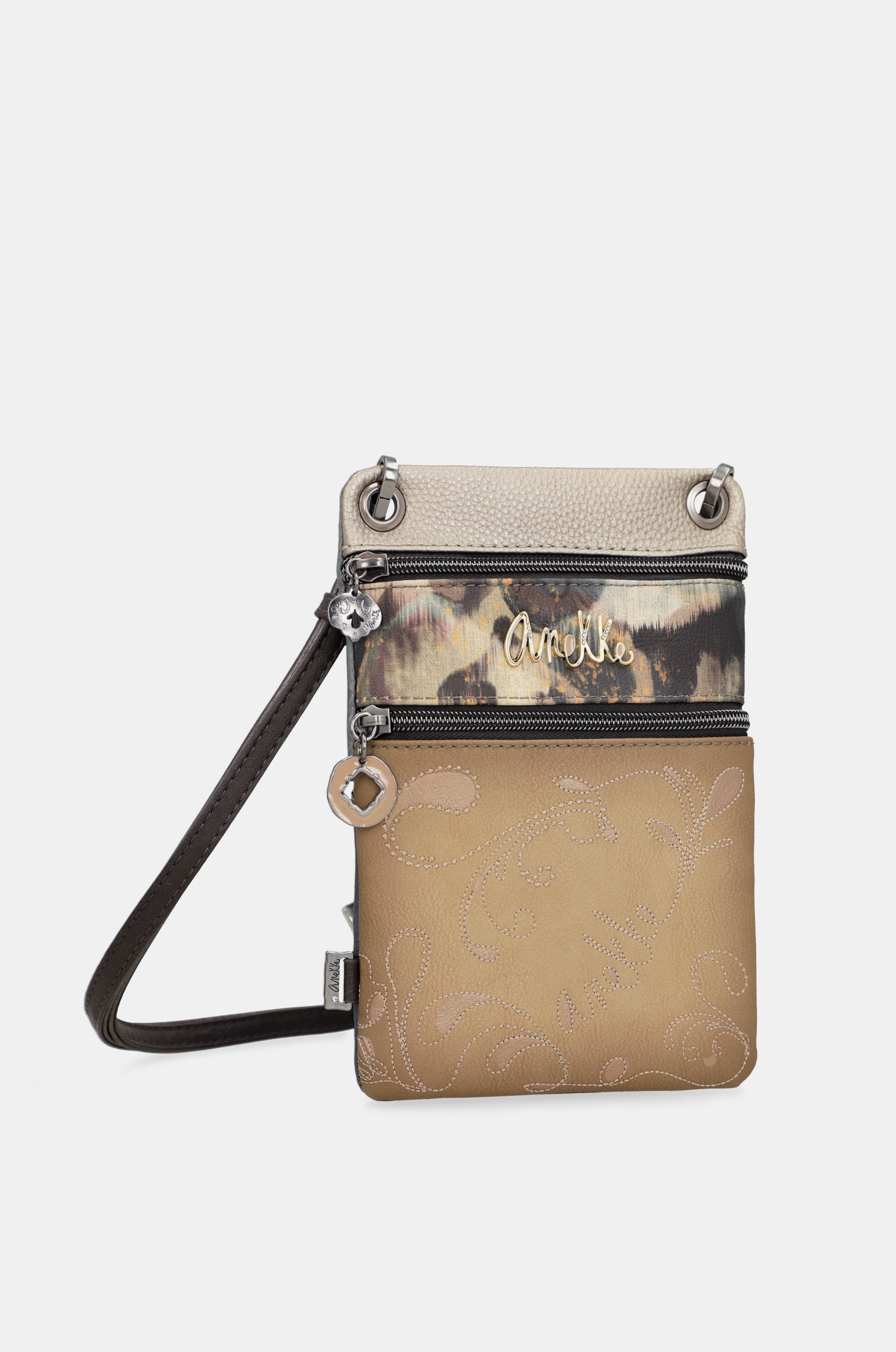 Manifesto 2-compartment mini crossbody bag