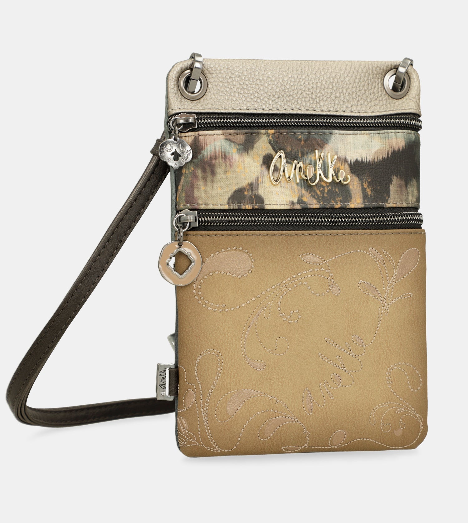 Manifesto 2-compartment mini crossbody bag
