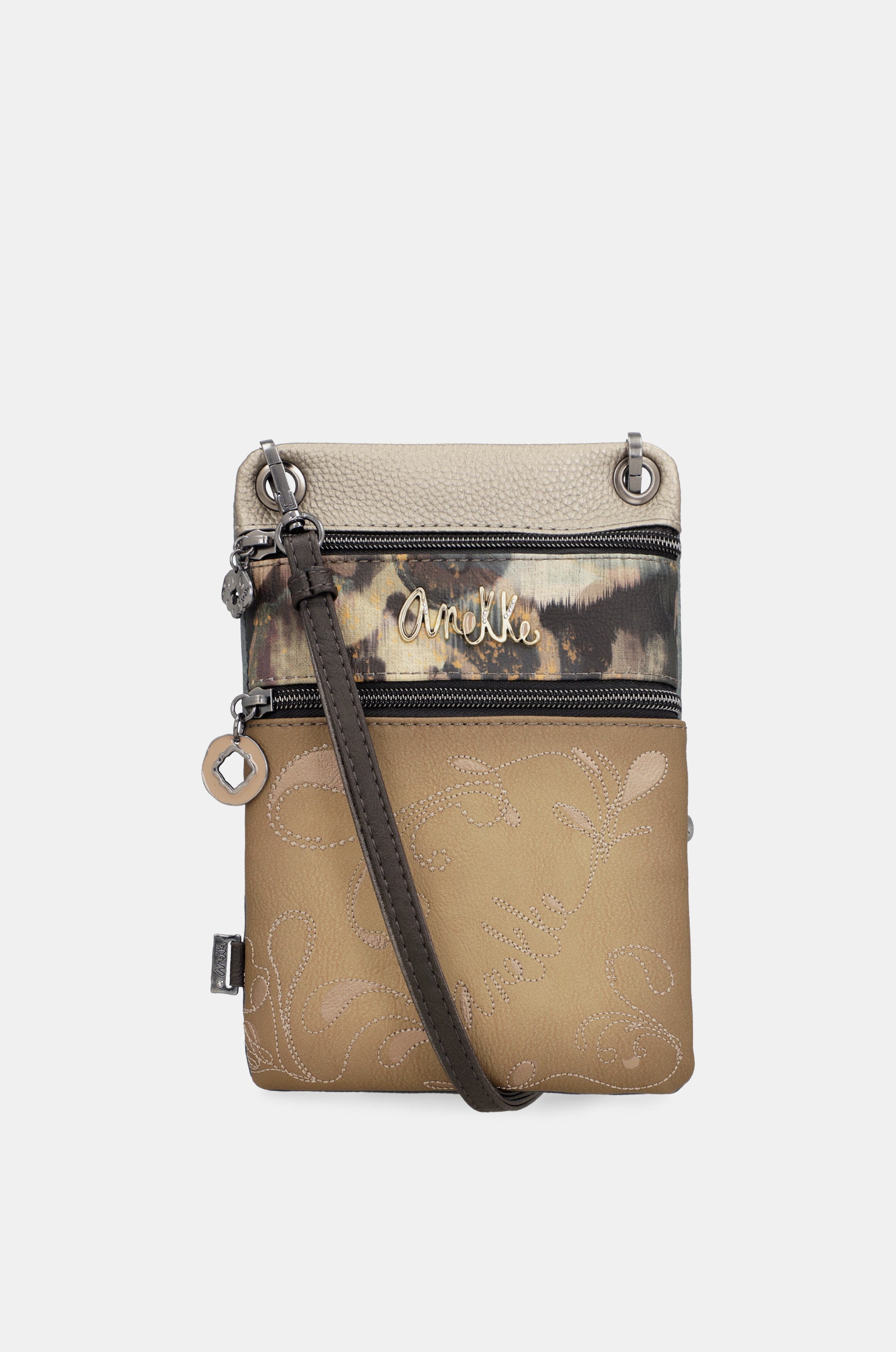 Manifesto 2-compartment mini crossbody bag