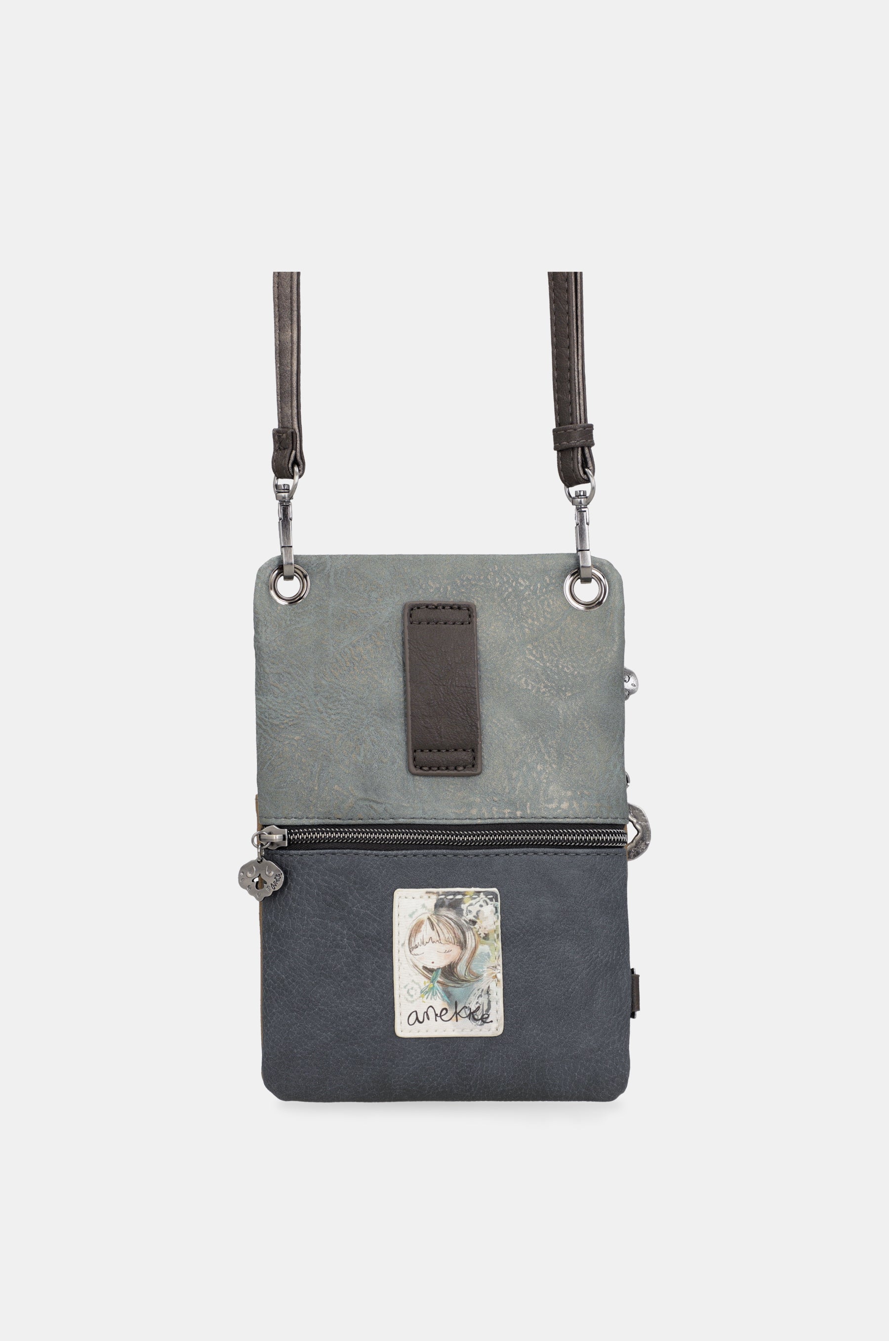 Manifesto 2-compartment mini crossbody bag