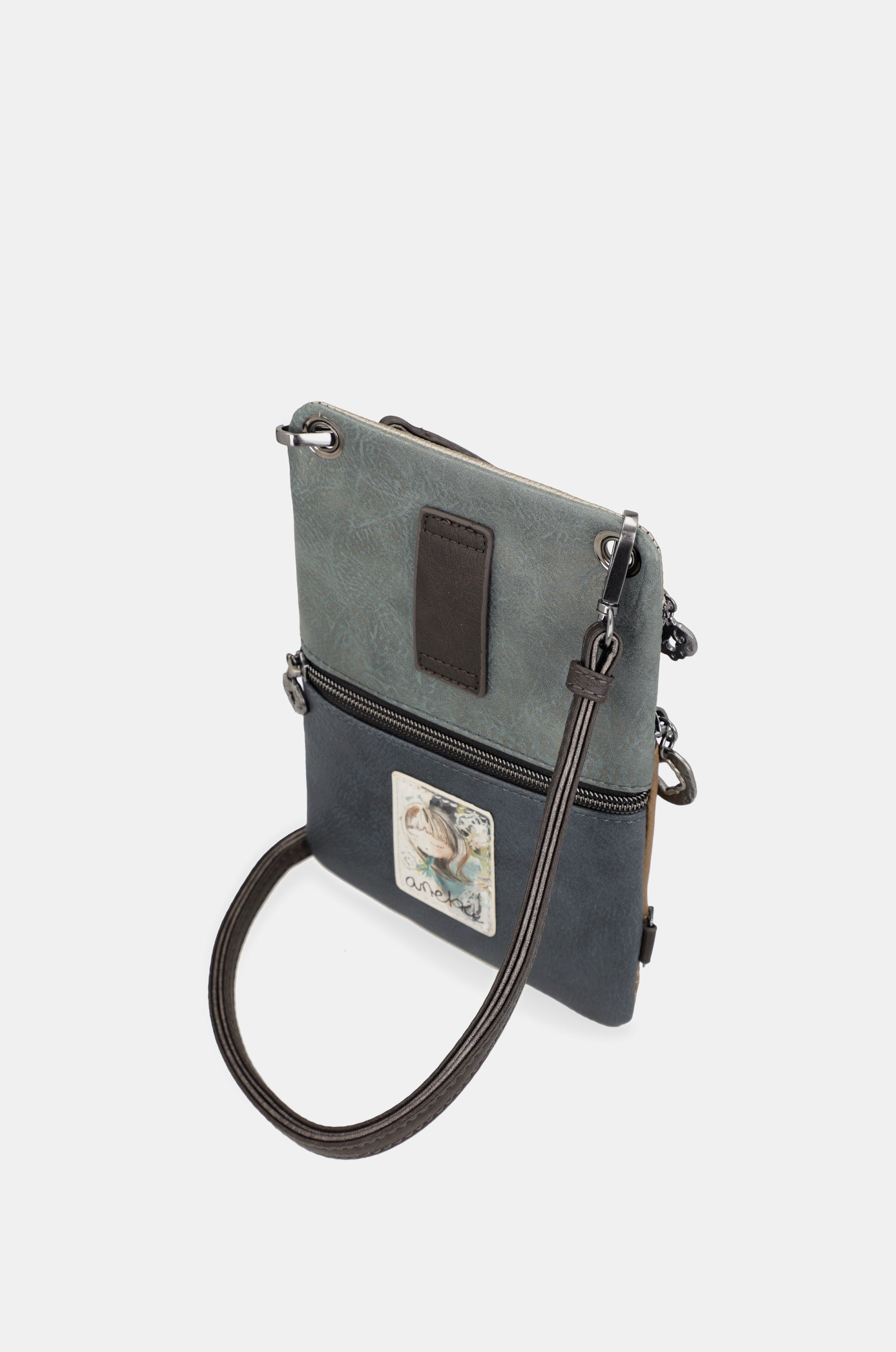 Manifesto 2-compartment mini crossbody bag