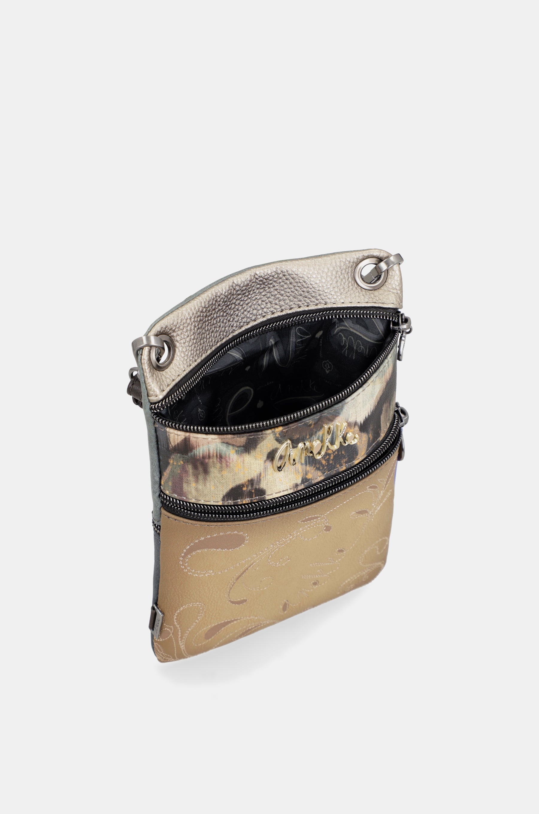 Manifesto 2-compartment mini crossbody bag