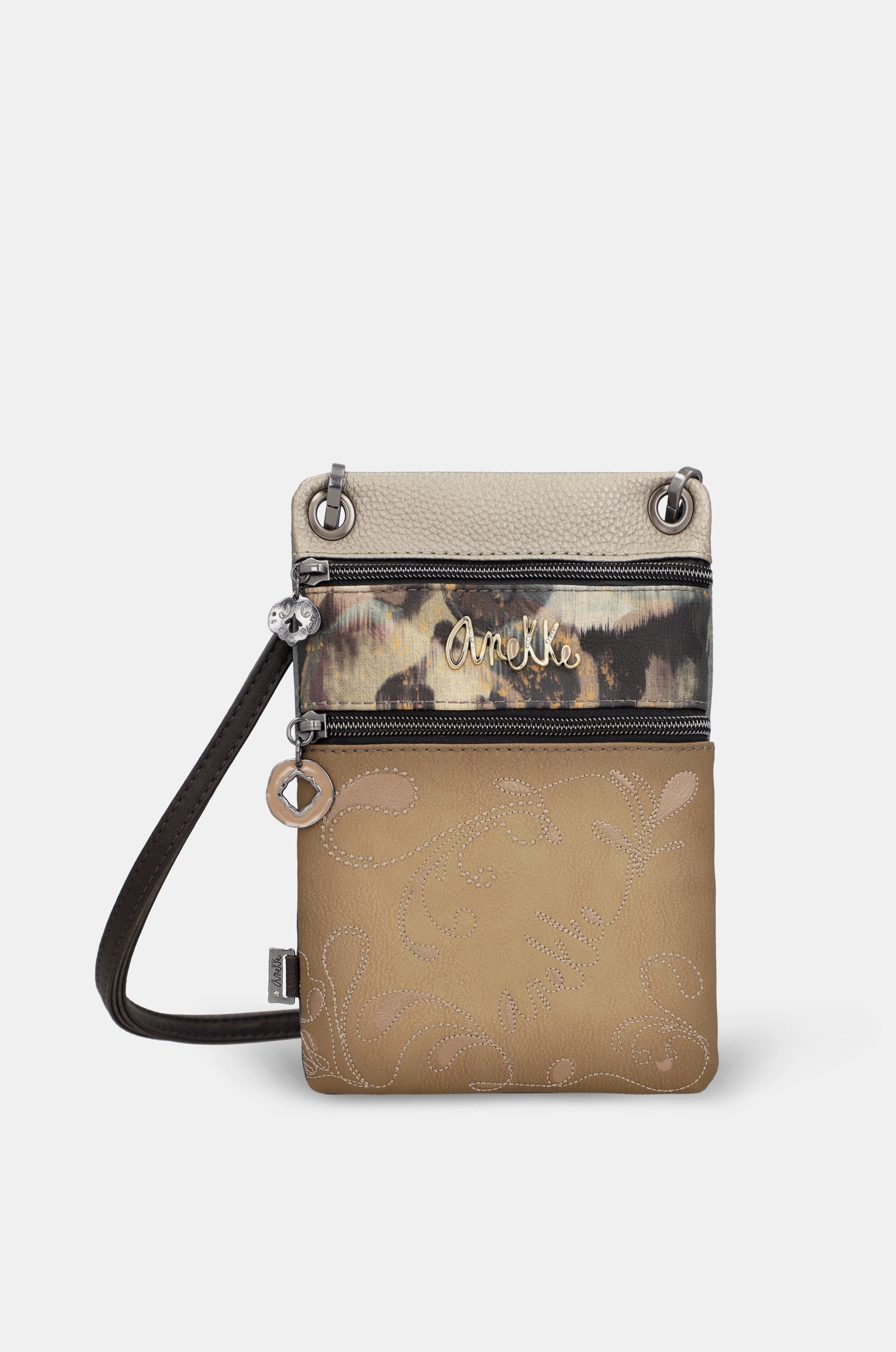 Manifesto 2-compartment mini crossbody bag