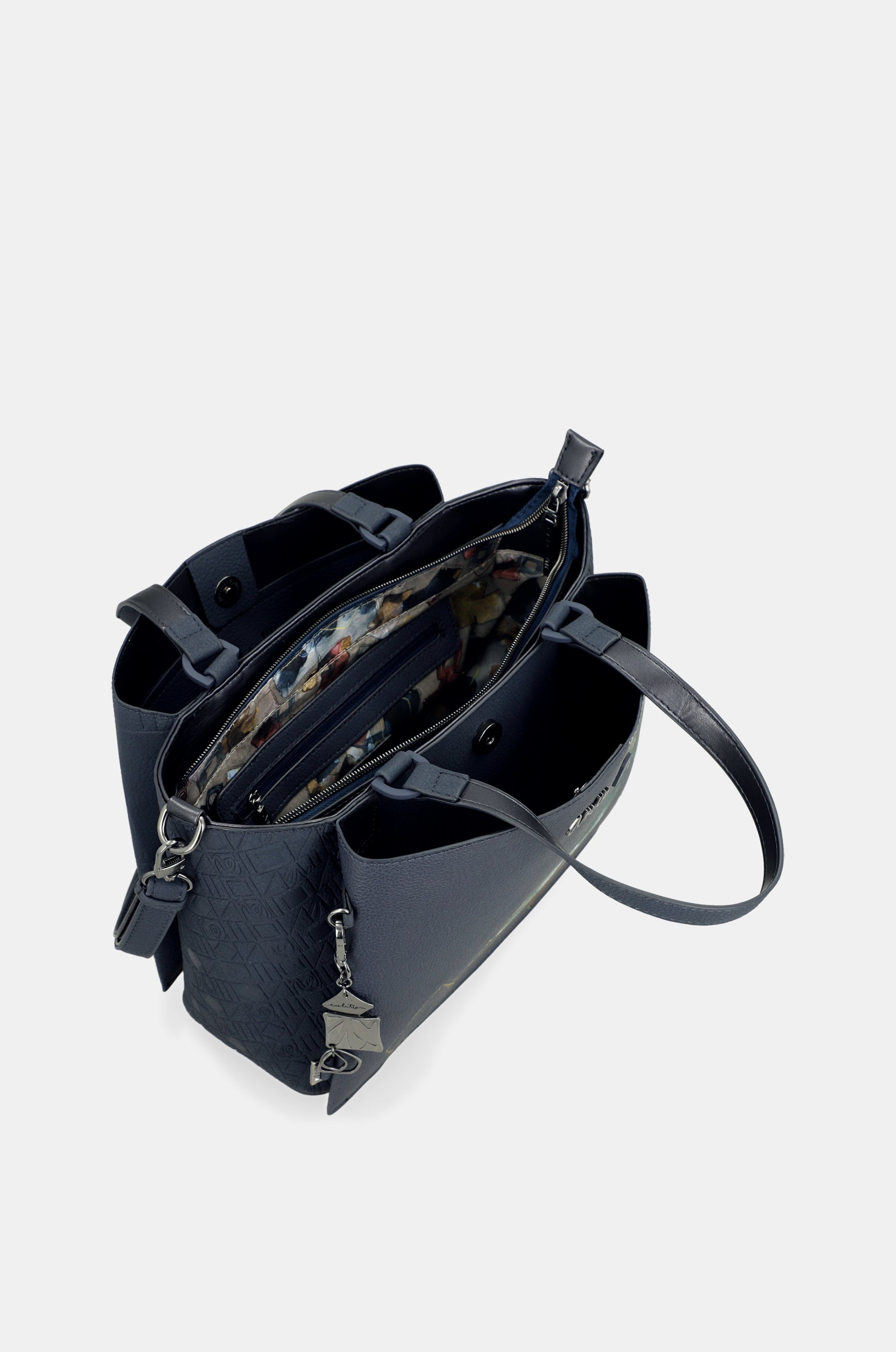 Evolution handbag with shoulder strap