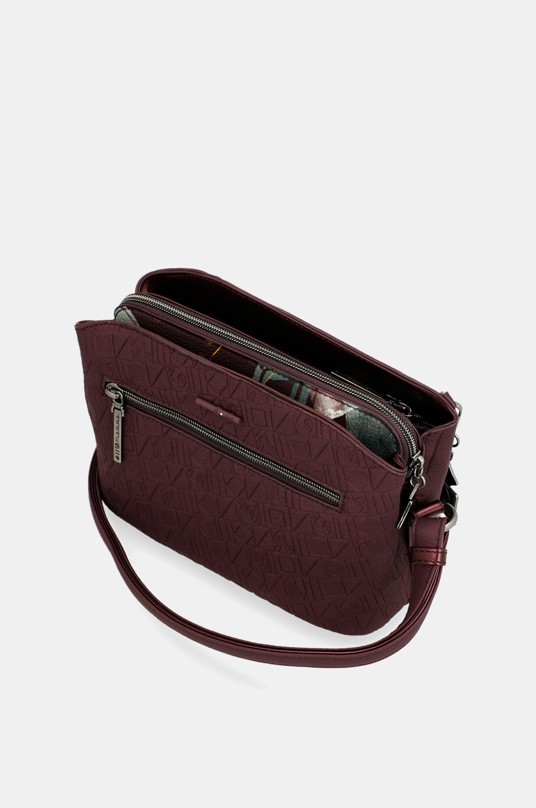 Evolution 3-compartment medium crossbody bag
