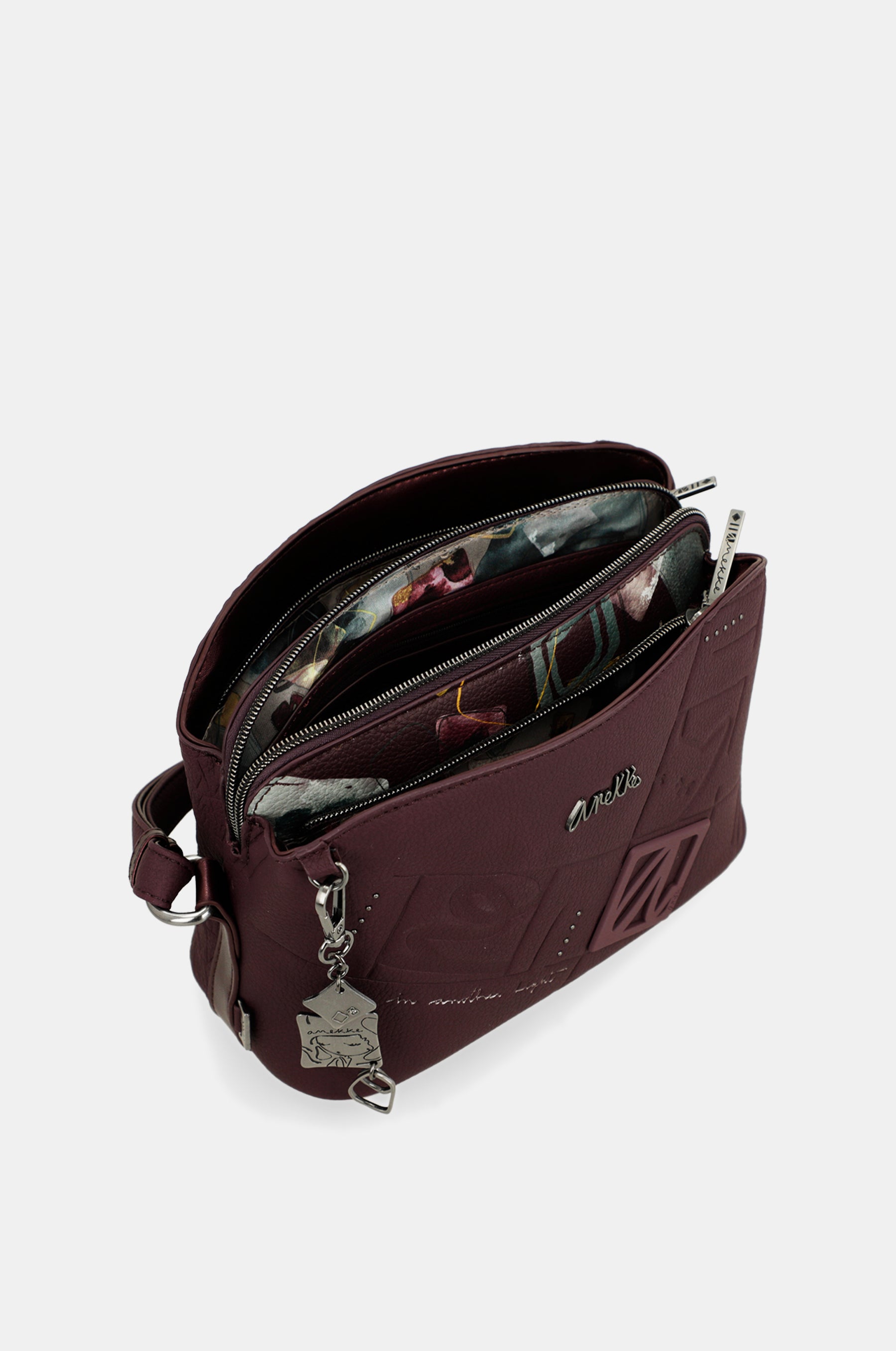 Evolution 3-compartment medium crossbody bag
