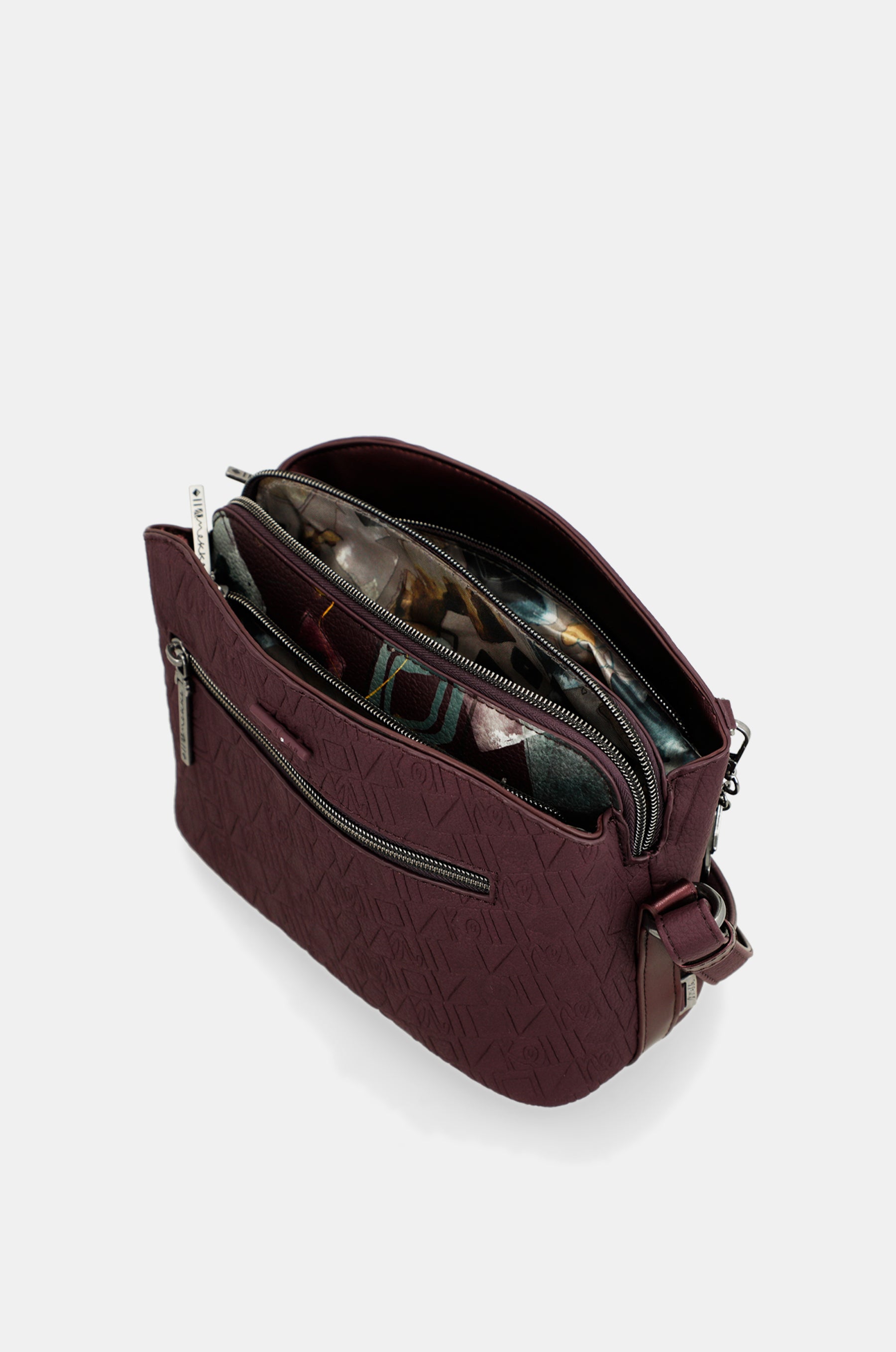 Evolution 3-compartment medium crossbody bag