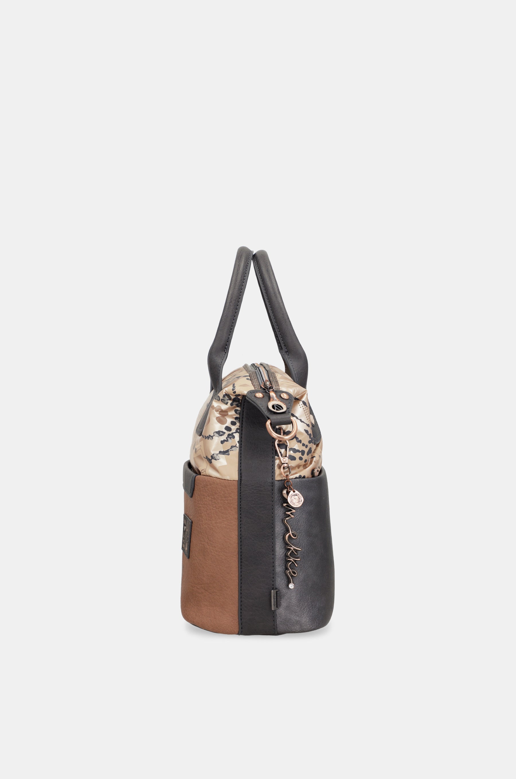 Intentions handle bag with shoulder strap