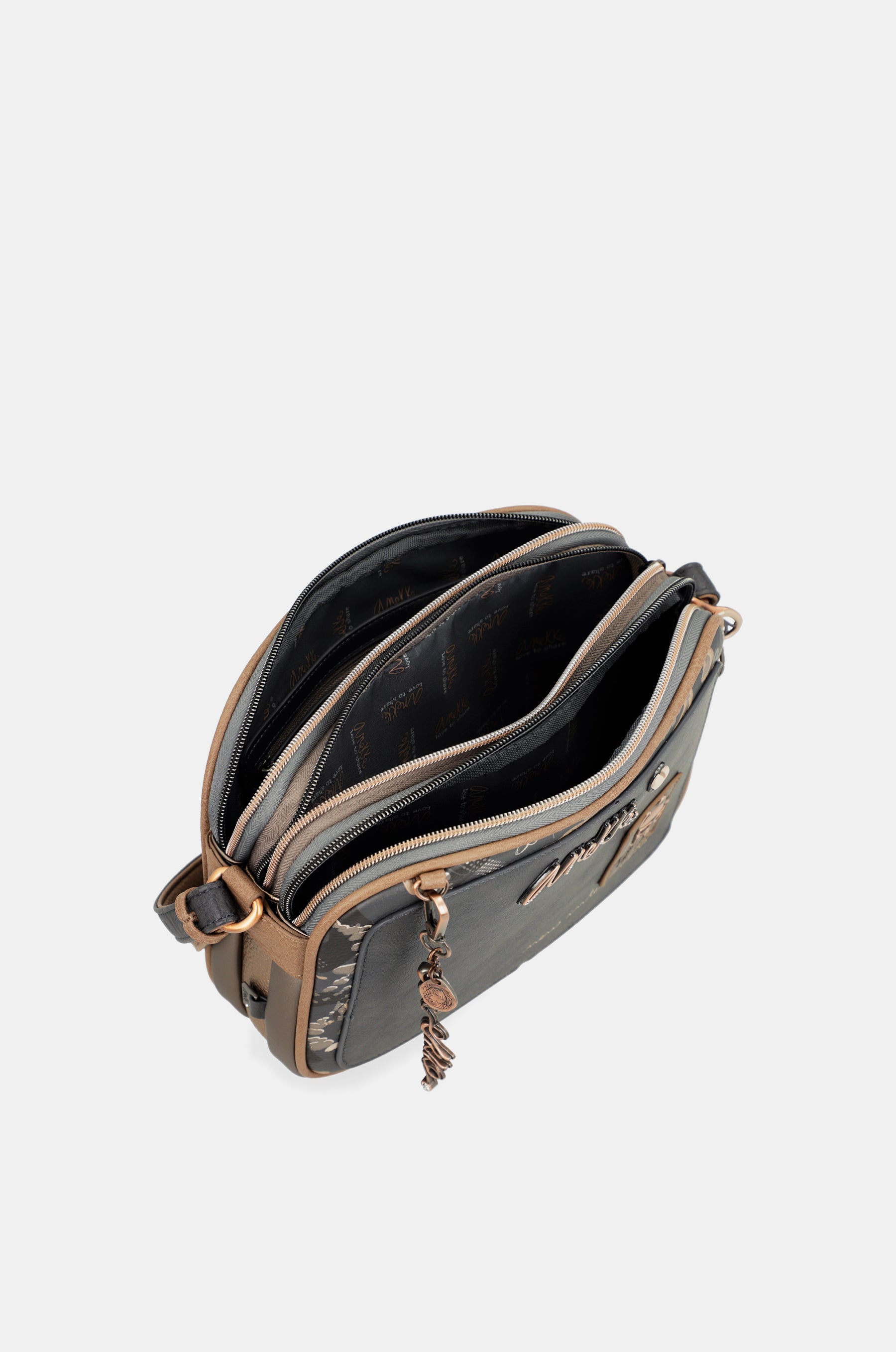 Intentions 3-compartment crossbody bag
