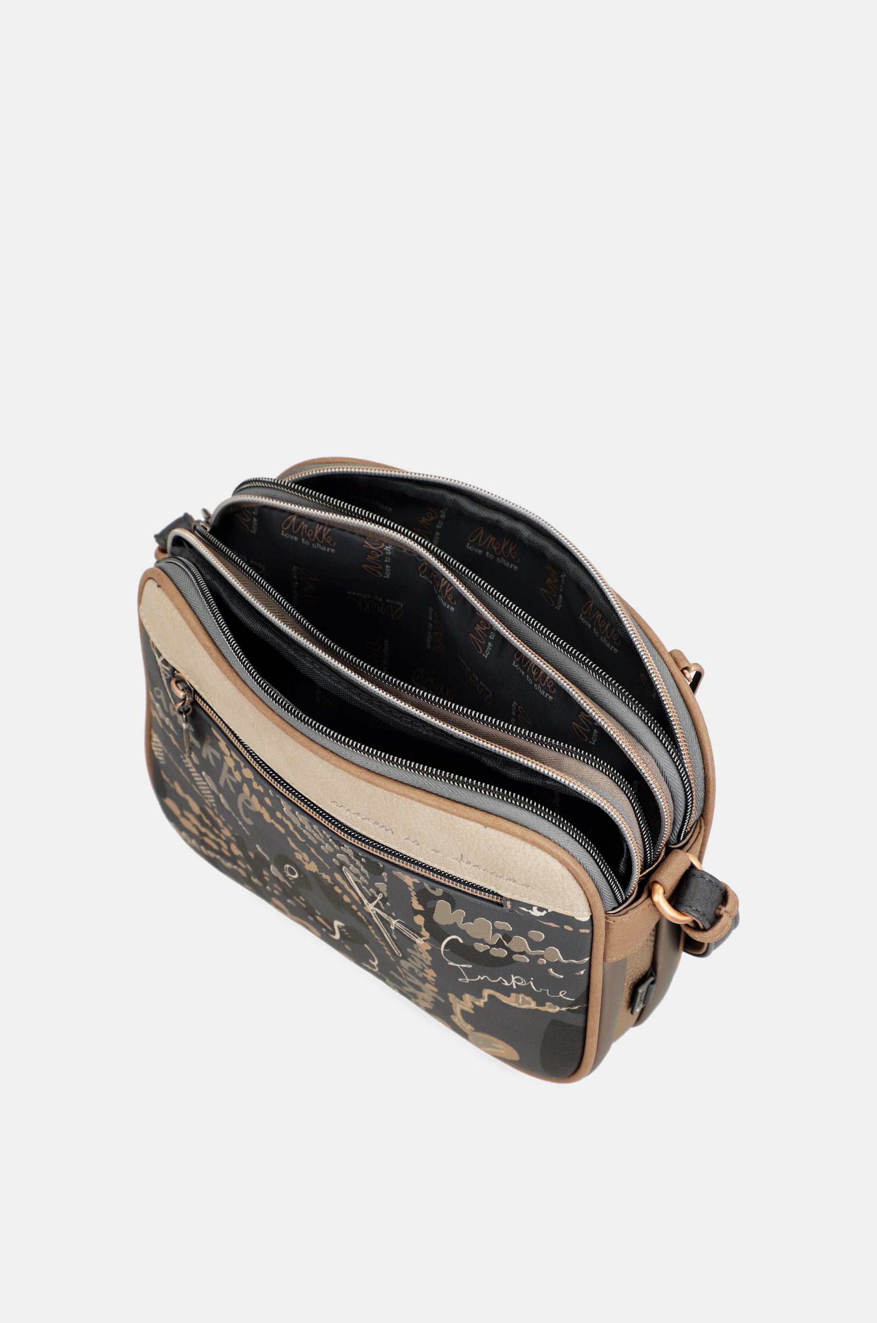 Intentions 3-compartment crossbody bag