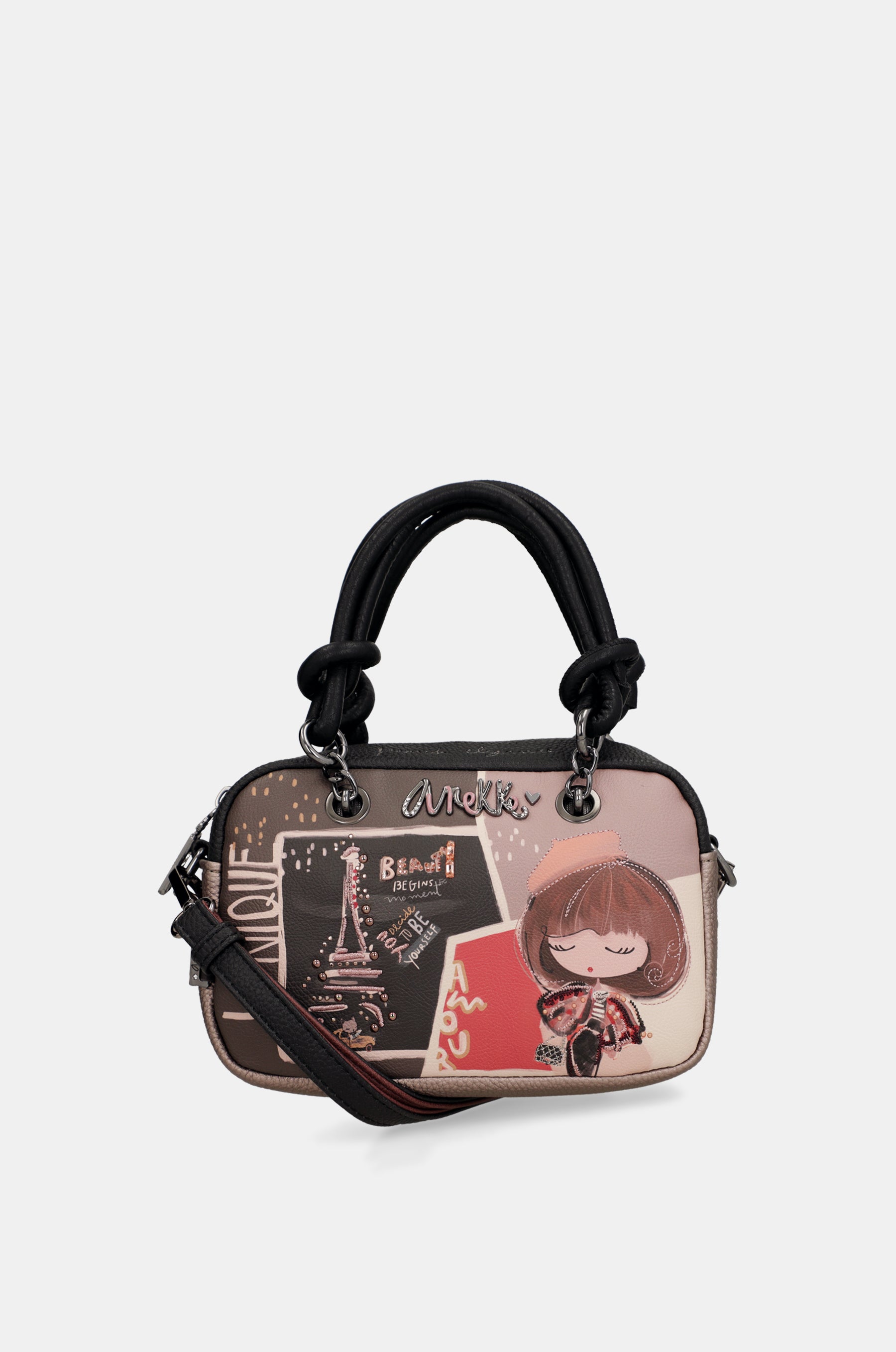 Mademoiselle small handbag with shoulder strap