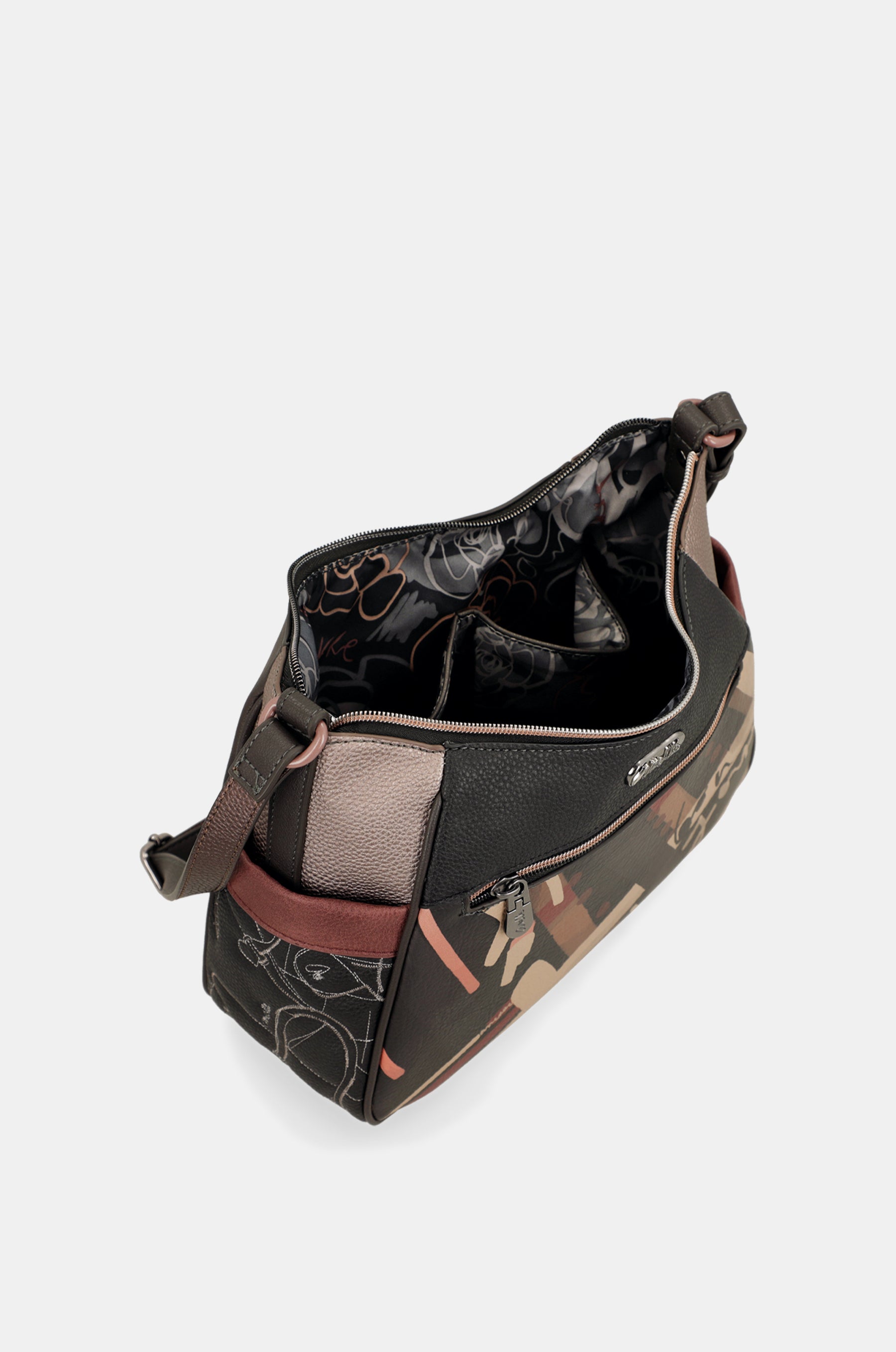 Mademoiselle large shoulder bag with shoulder strap