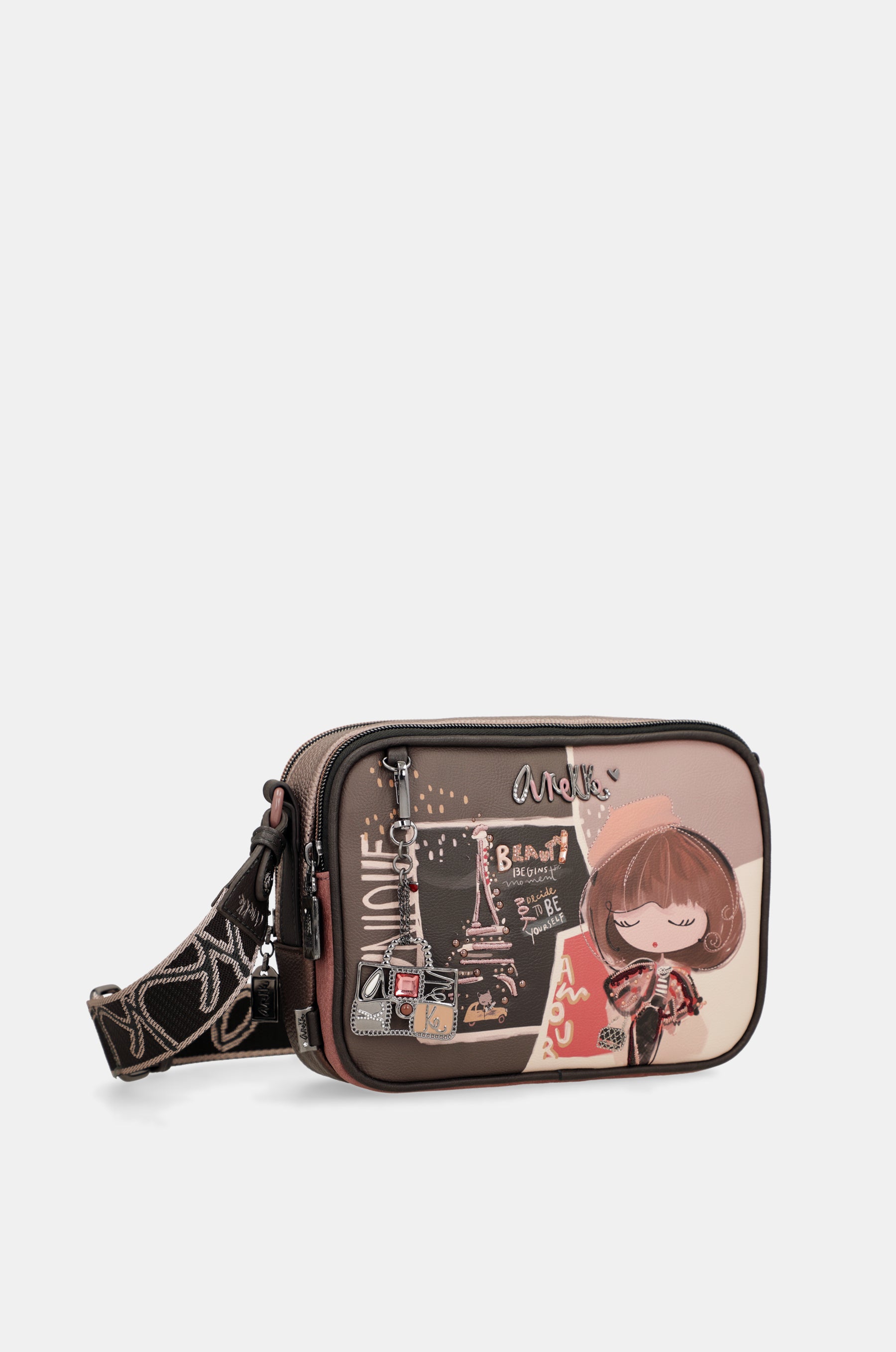 Mademoiselle 2-compartment crossbody bag