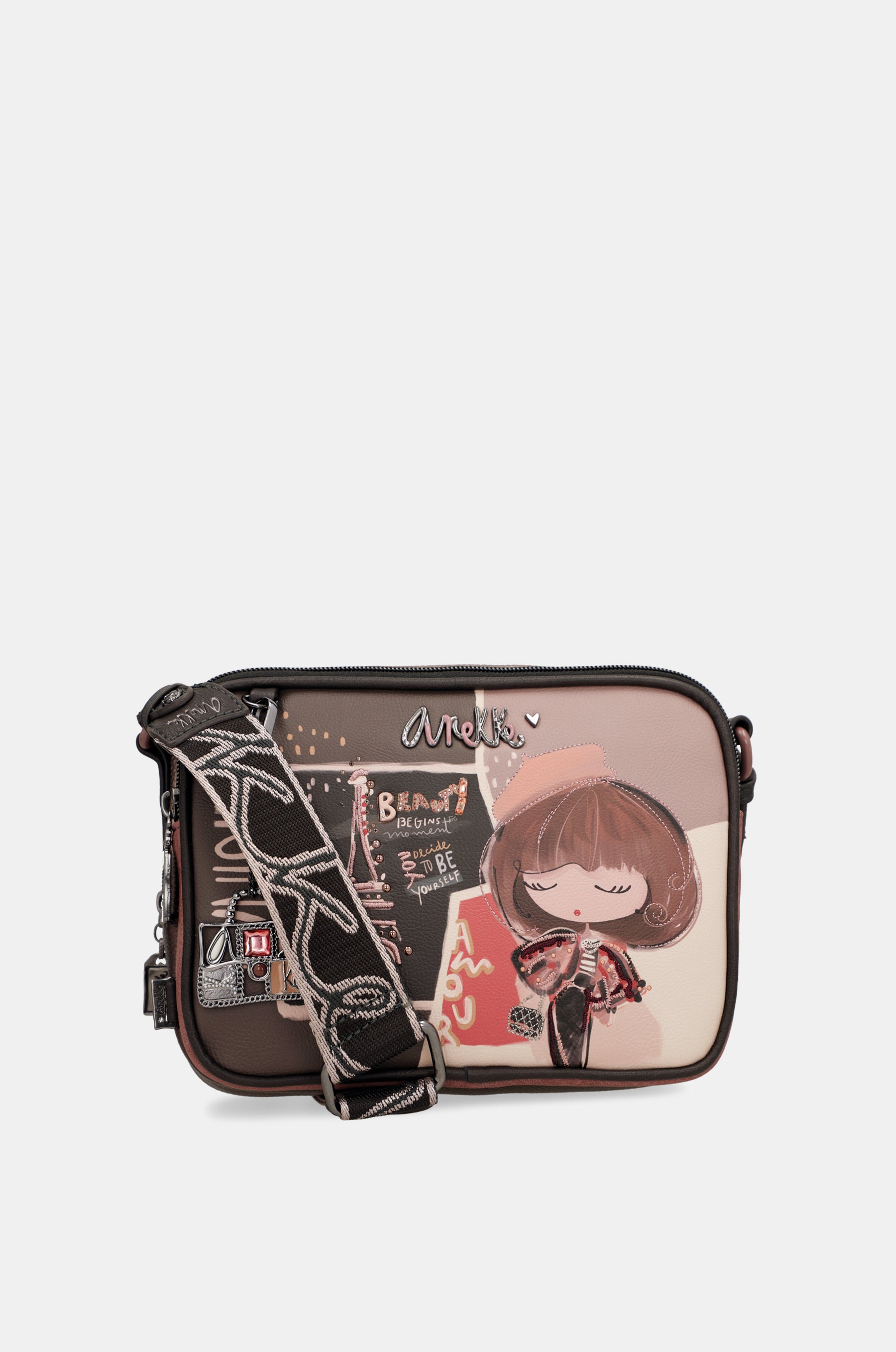 Mademoiselle 2-compartment crossbody bag