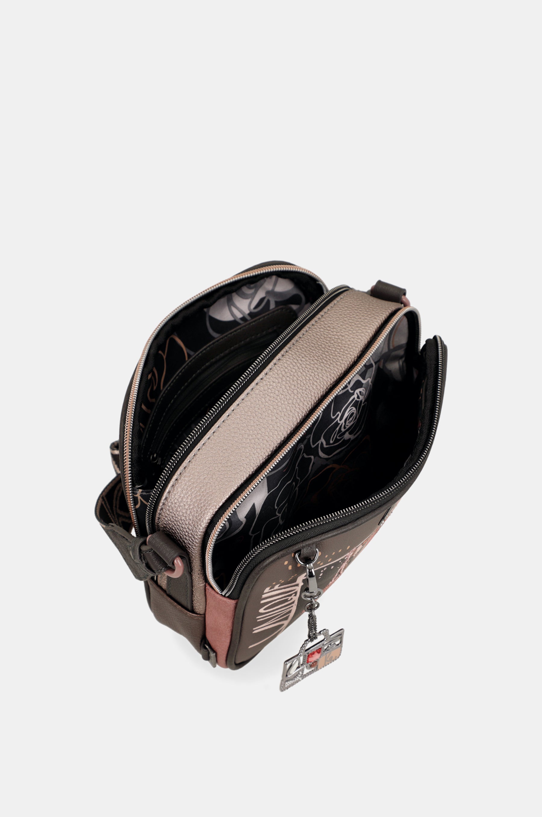 Mademoiselle 2-compartment crossbody bag