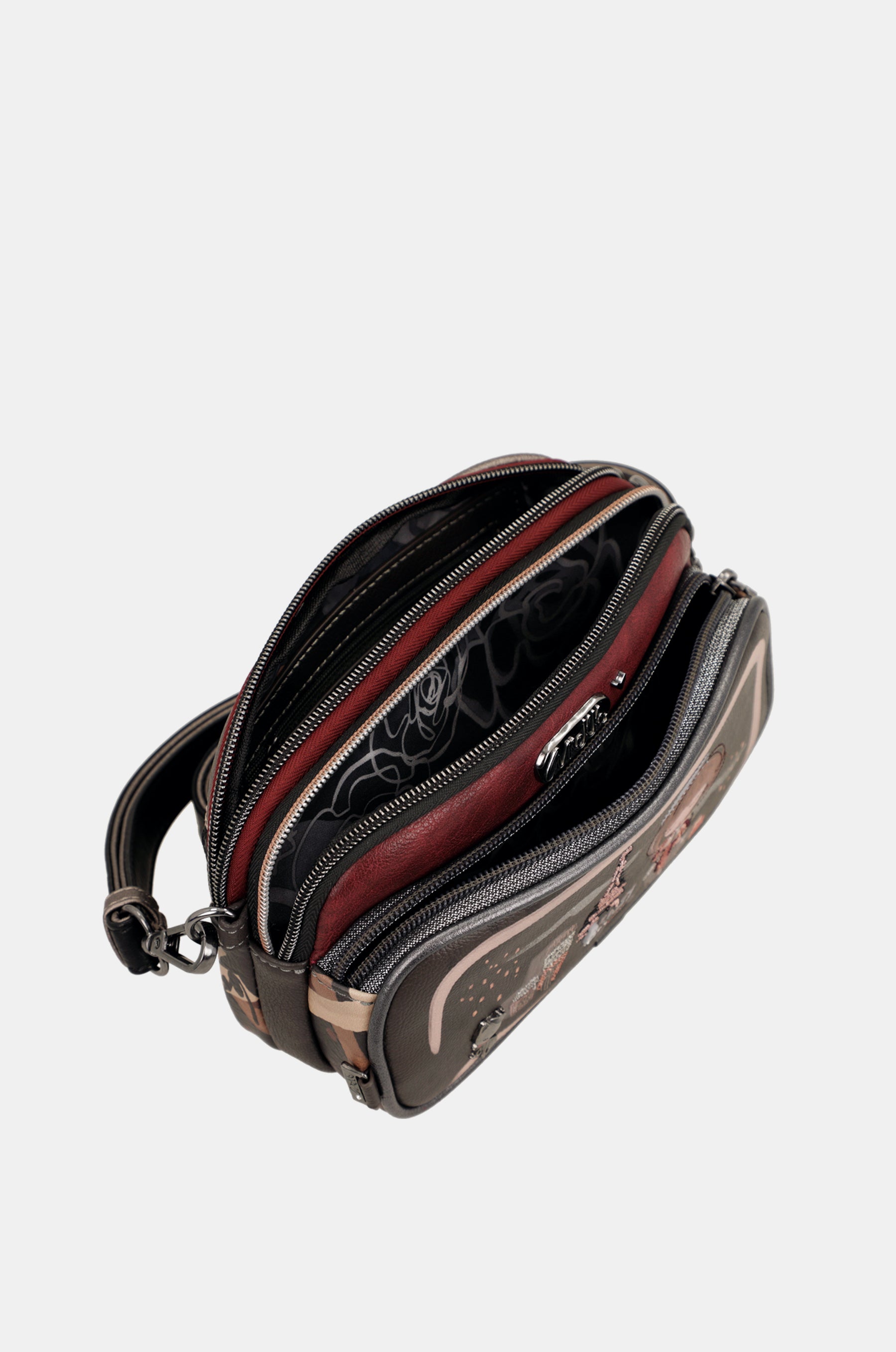 Mademoiselle crossbody bag with front pocket