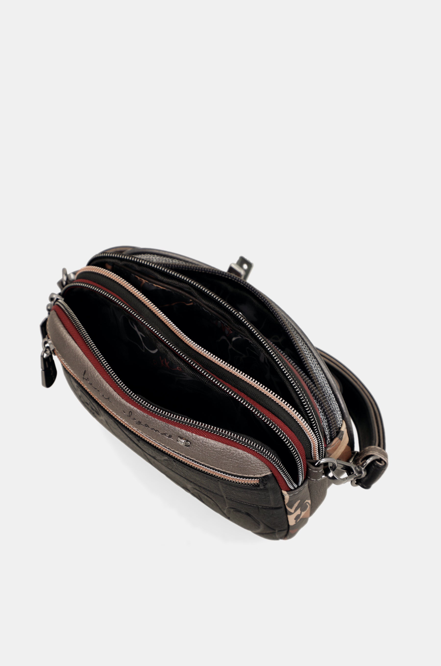 Mademoiselle crossbody bag with front pocket