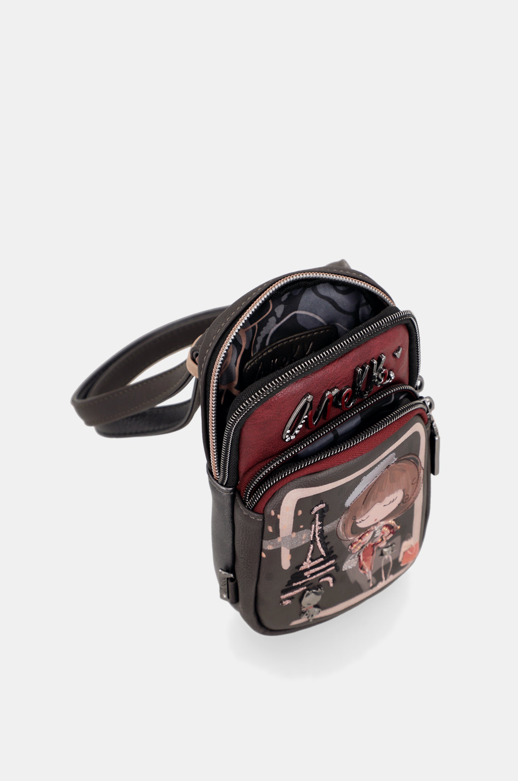 Mademoiselle mini crossbody bag with pocket