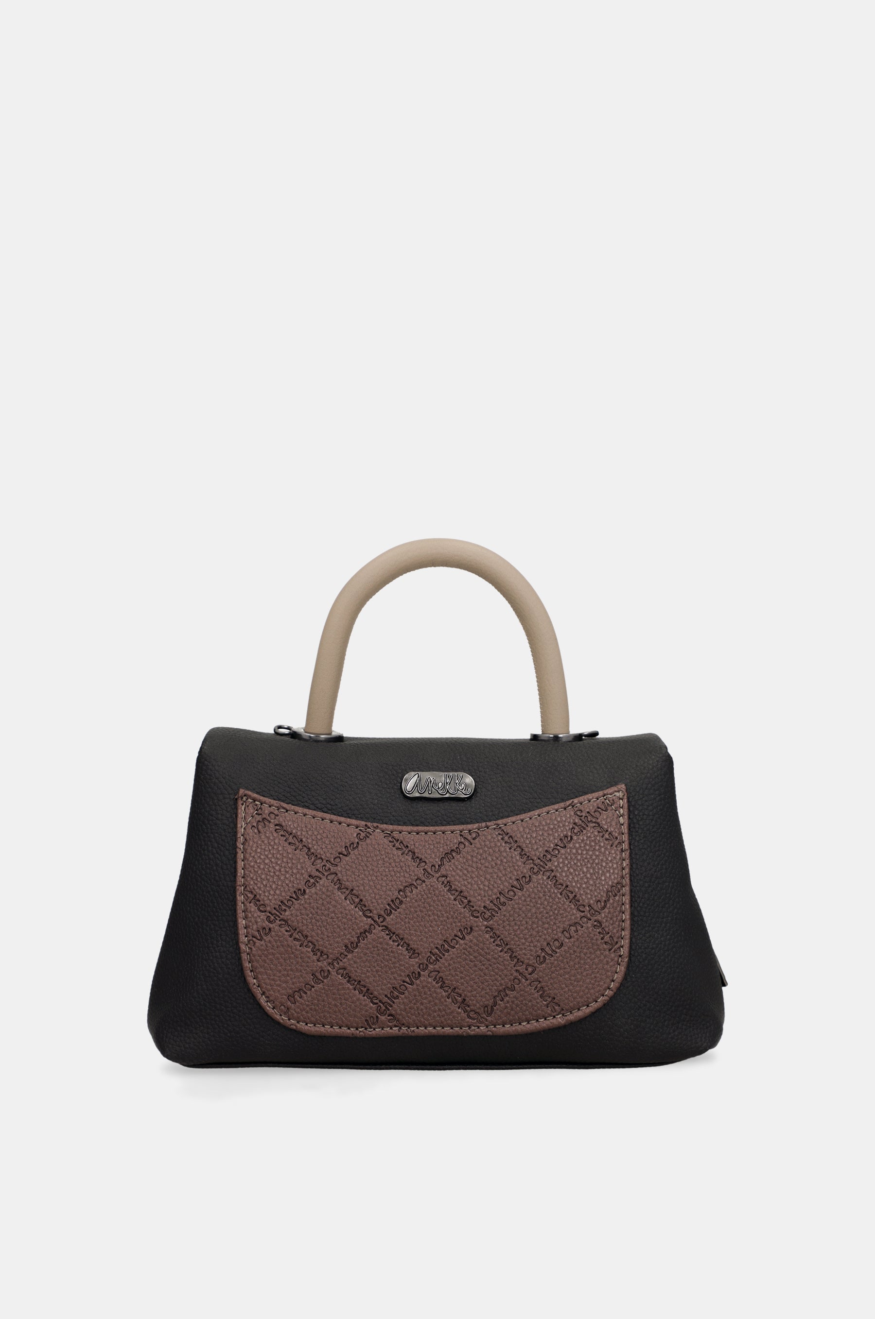 Parisian short-handle small bag with shoulder strap