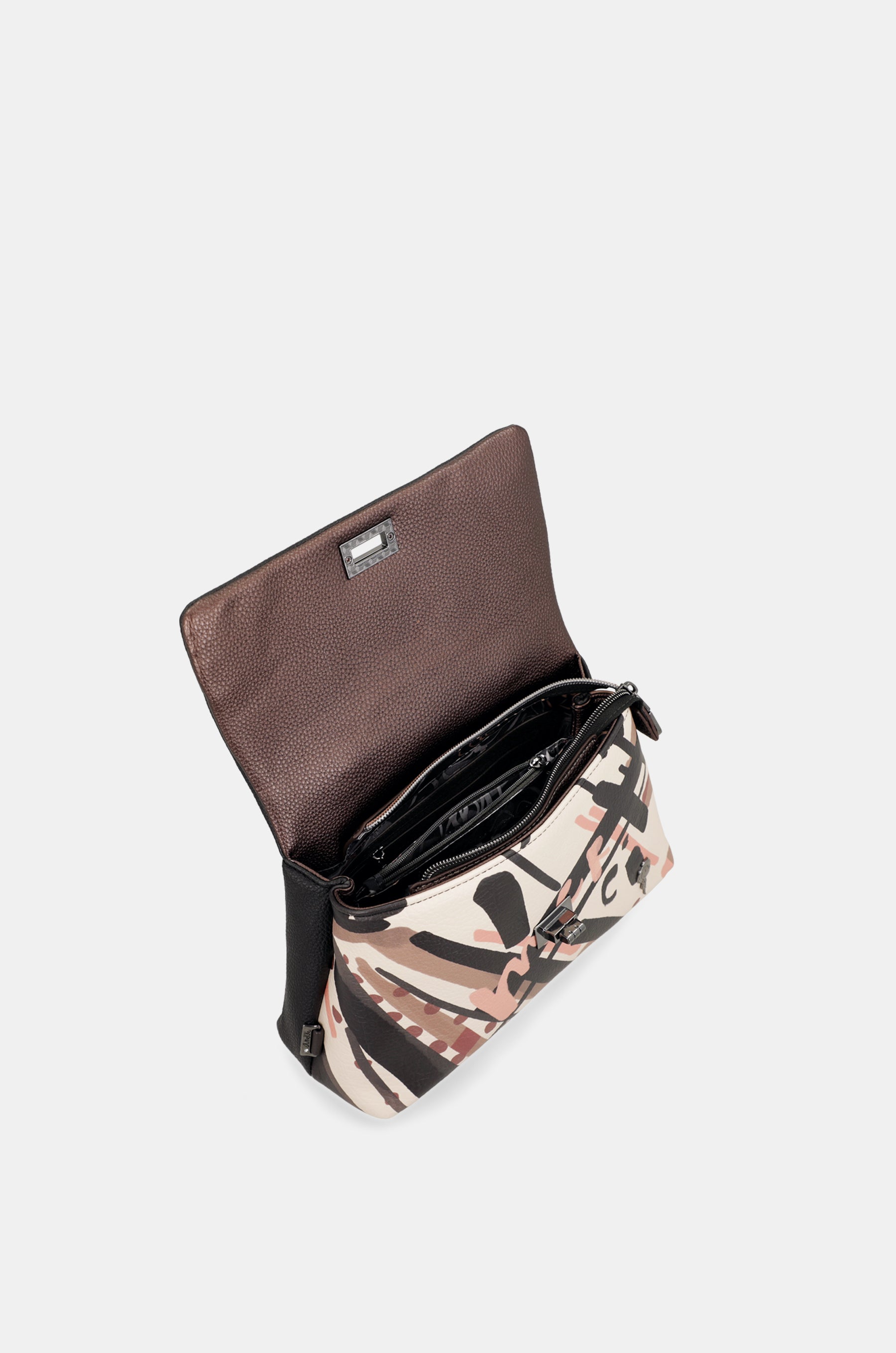 Parisian short-handle small bag with shoulder strap
