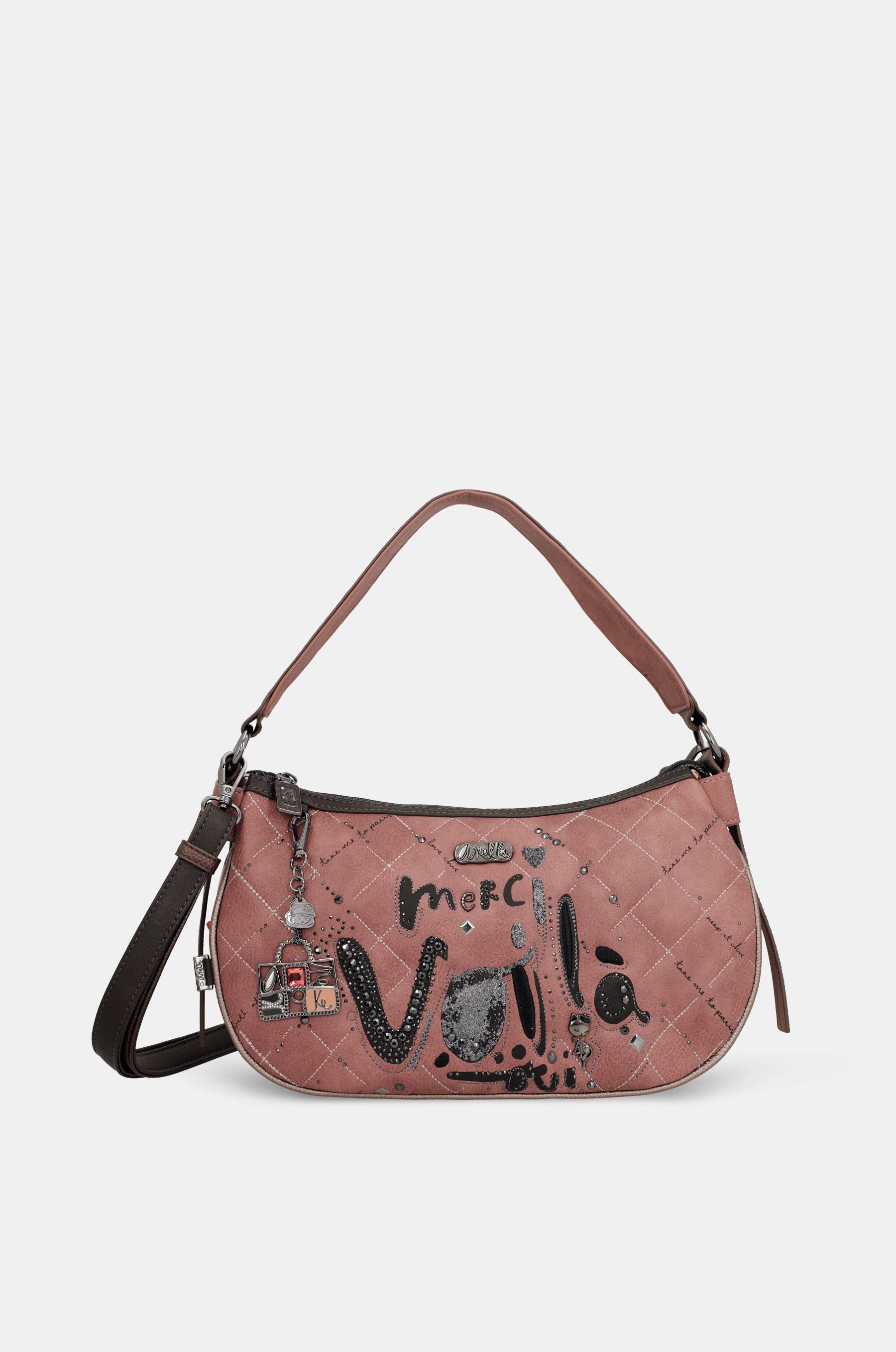 Parisian oval shoulder bag